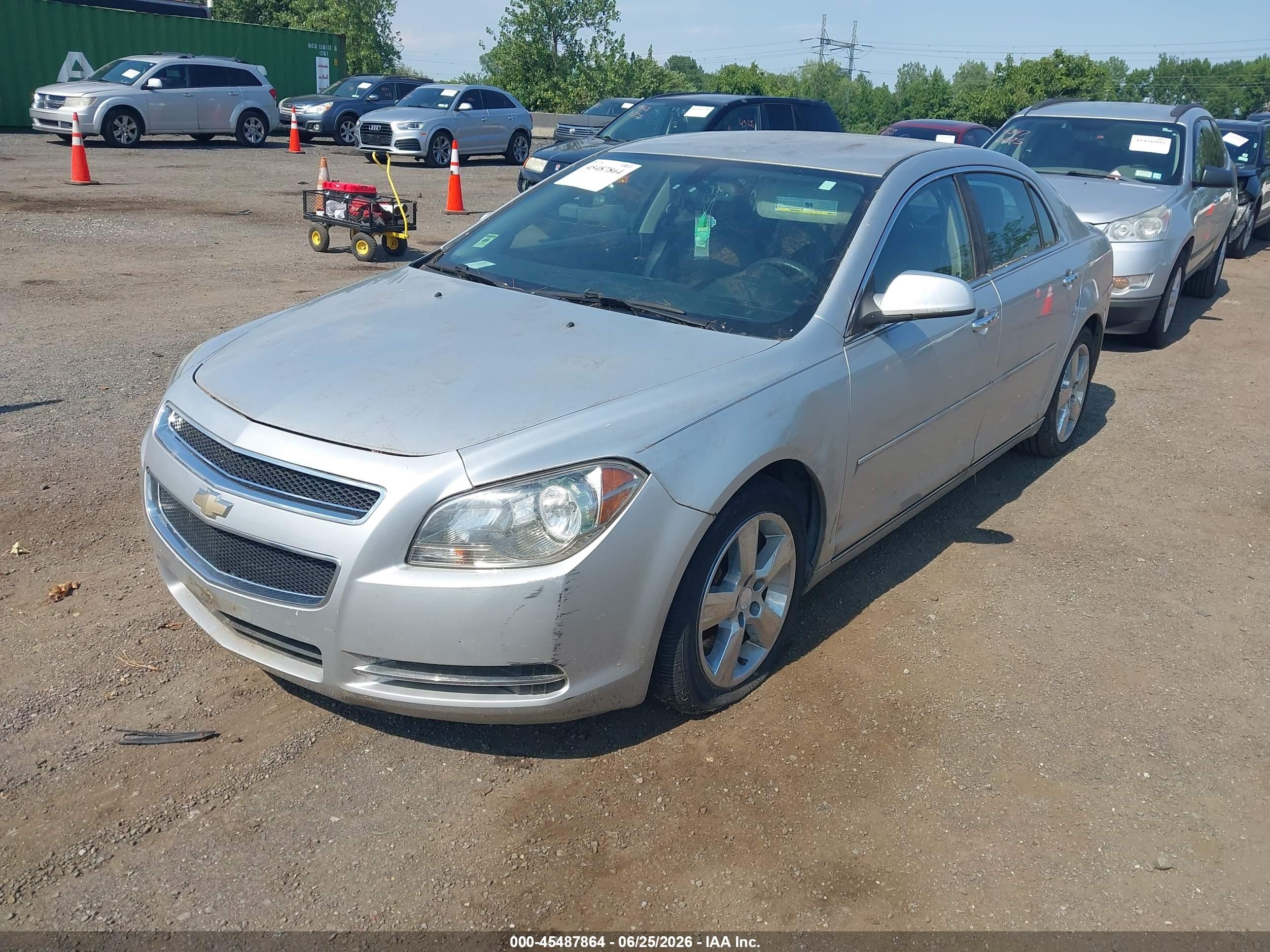 2012 Chevrolet Malibu 2lt Silver vin: 1G1ZD5EU9CF261528