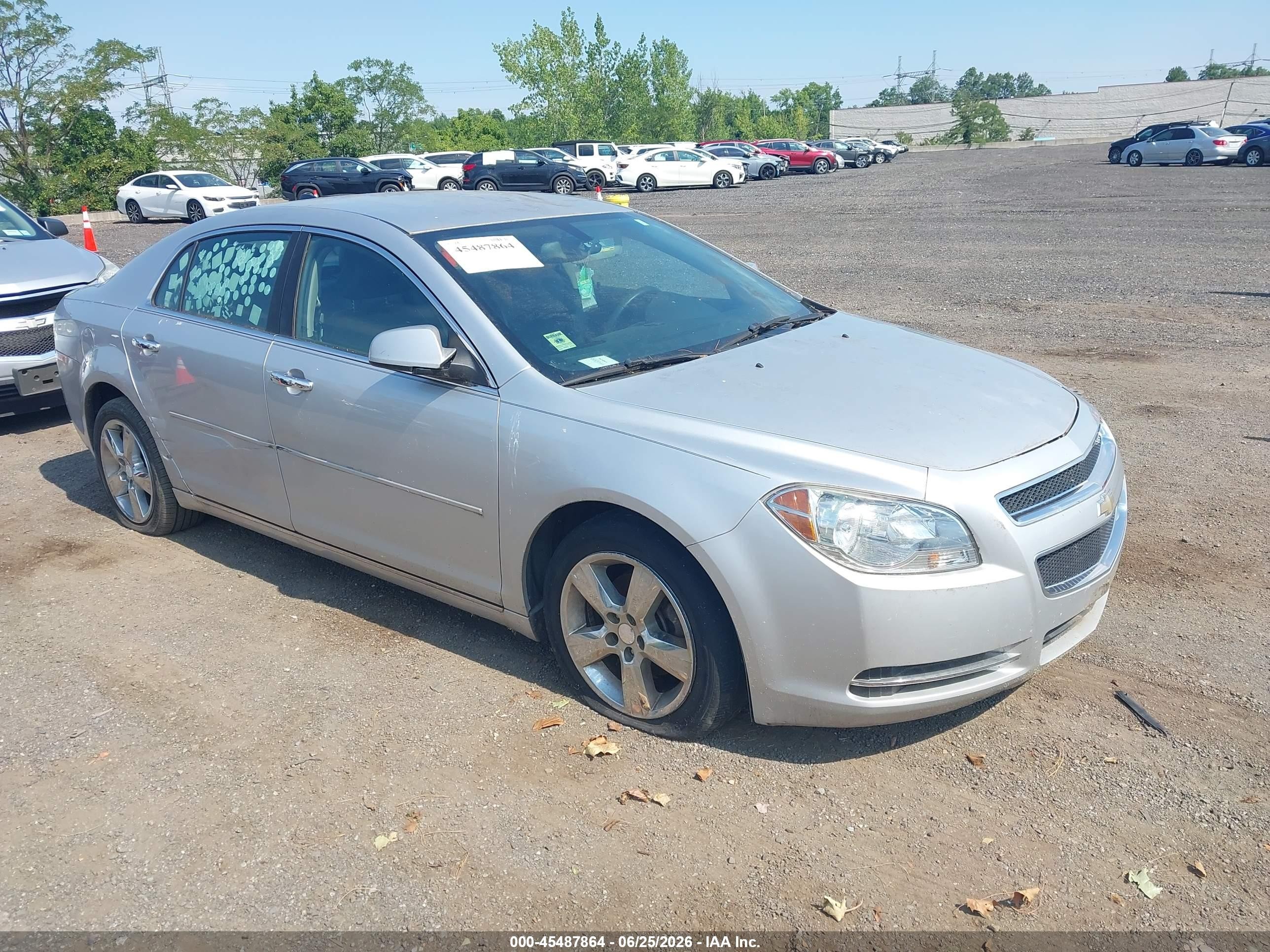 2012 Chevrolet Malibu 2lt Silver vin: 1G1ZD5EU9CF261528