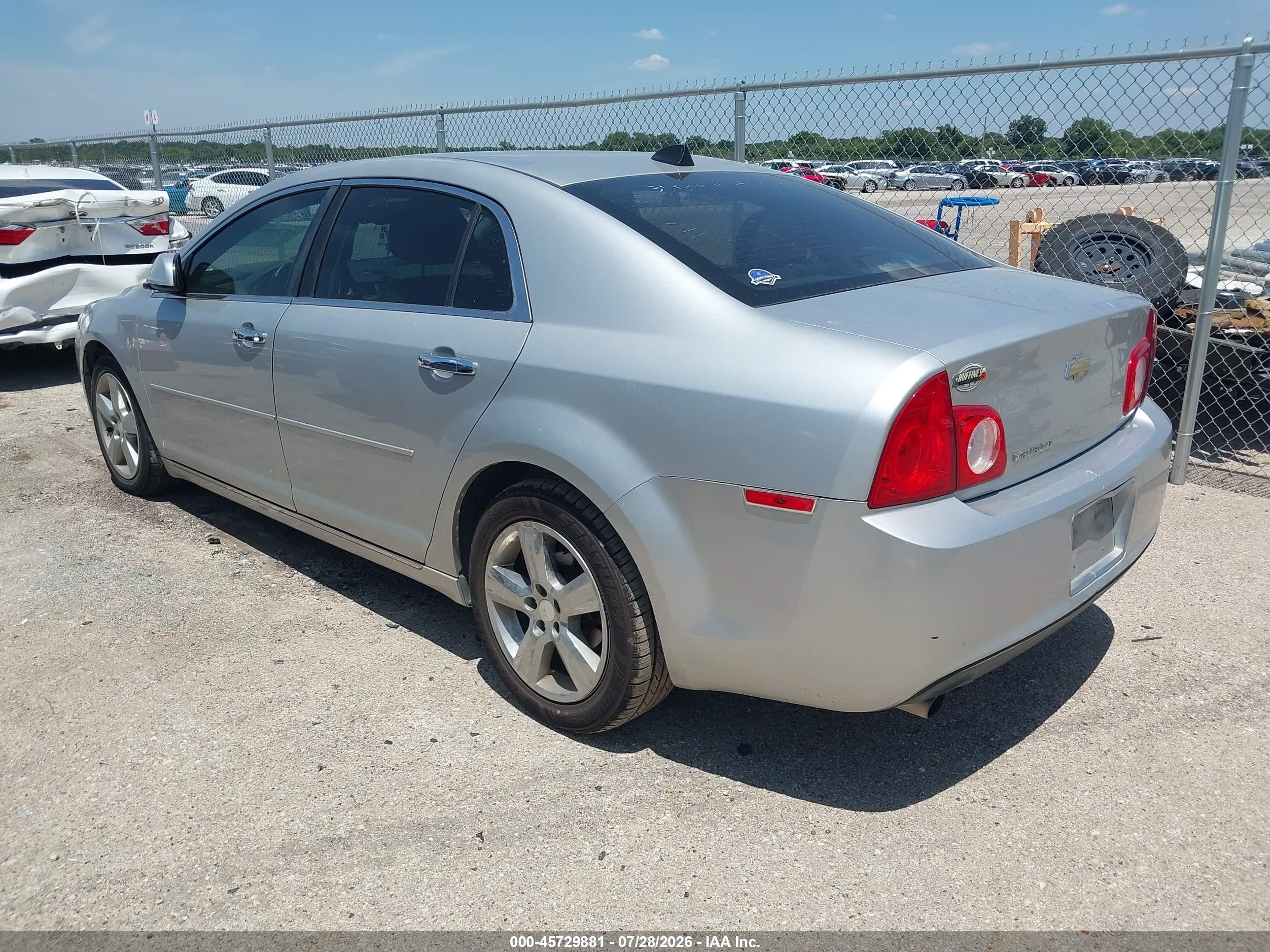 2012 Chevrolet Malibu 2lt Silver vin: 1G1ZD5EUXCF328850