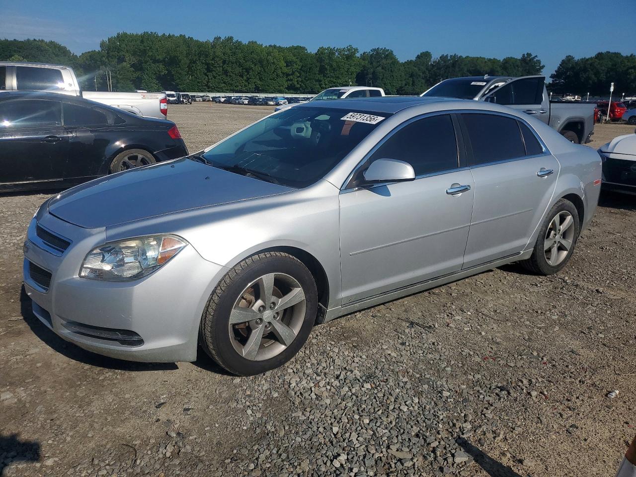 2012 Chevrolet Malibu 2lt Silver vin: 1G1ZD5EUXCF356972
