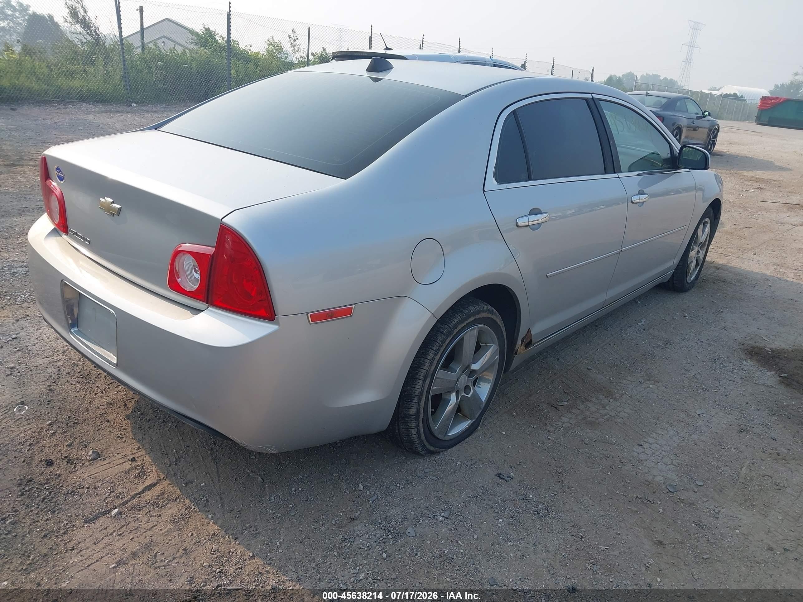 2012 Chevrolet Malibu 2lt Серебряный vin: 1G1ZD5EUXCF377661