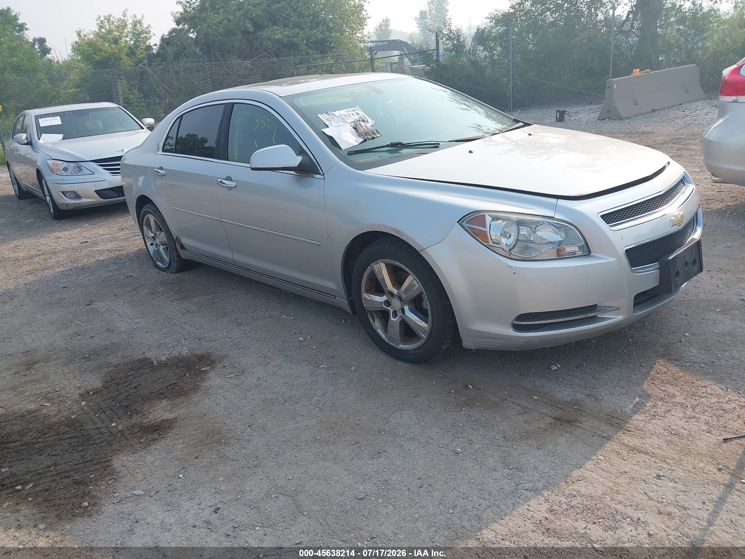 2012 Chevrolet Malibu 2lt Silver vin: 1G1ZD5EUXCF377661