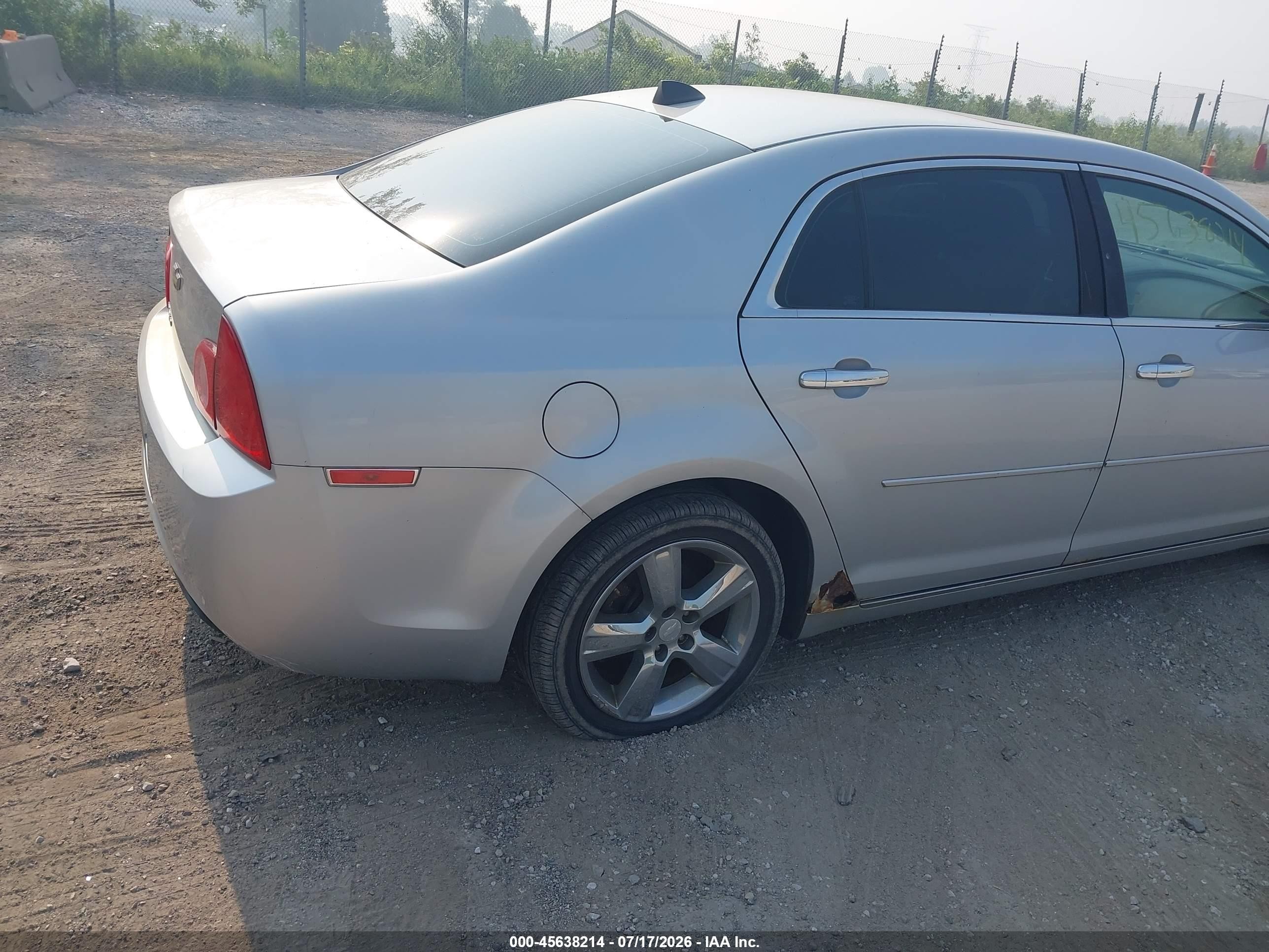 2012 Chevrolet Malibu 2lt Серебряный vin: 1G1ZD5EUXCF377661