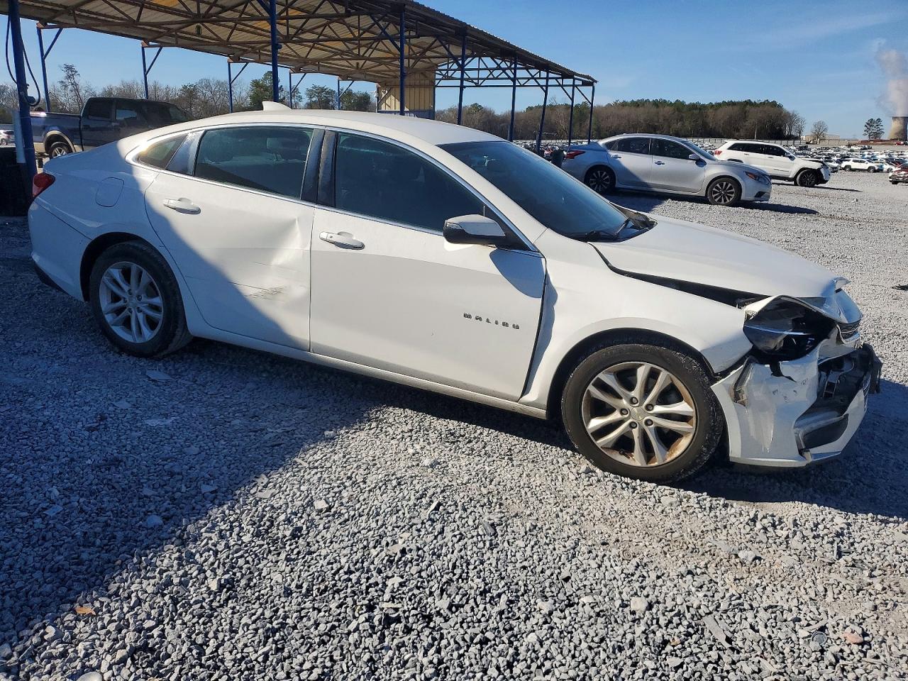 2018 Chevrolet Malibu Lt Белый vin: 1G1ZD5ST0JF134174
