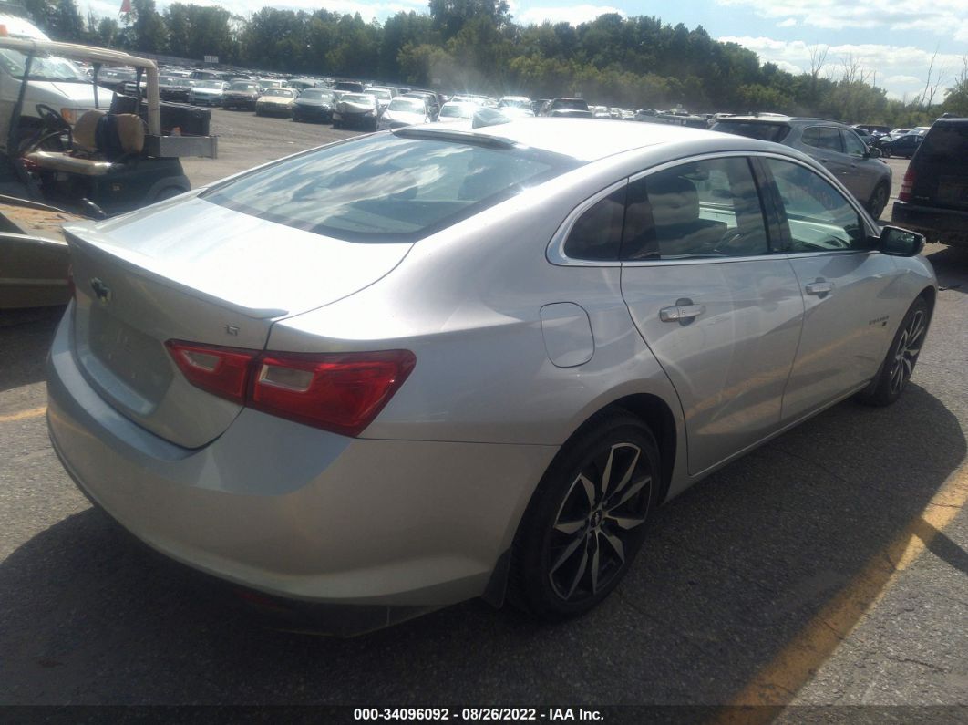 2018 Chevrolet Malibu Lt Silver vin: 1G1ZD5ST0JF197324