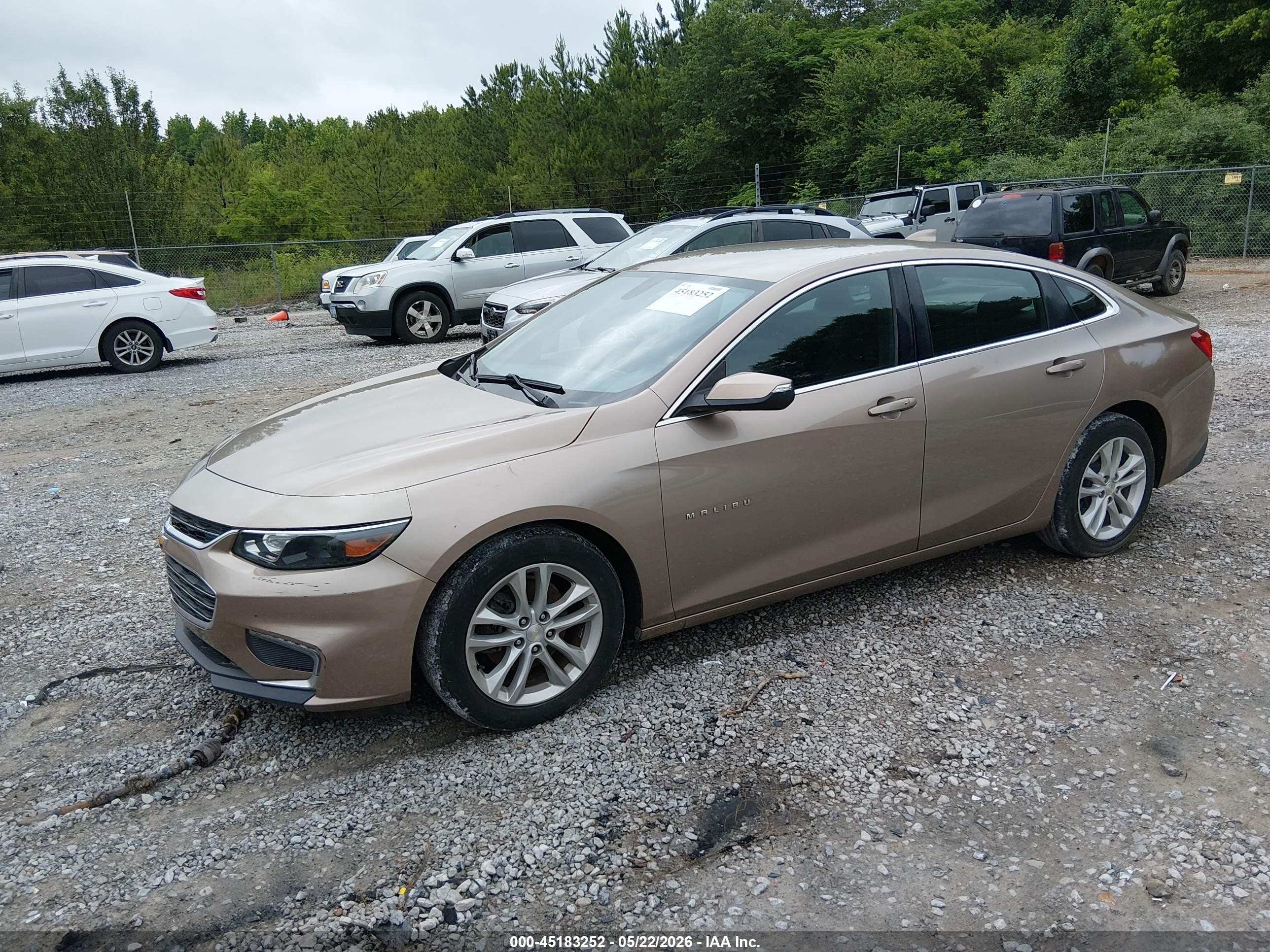 2018 Chevrolet Malibu Lt Gold vin: 1G1ZD5ST0JF251527