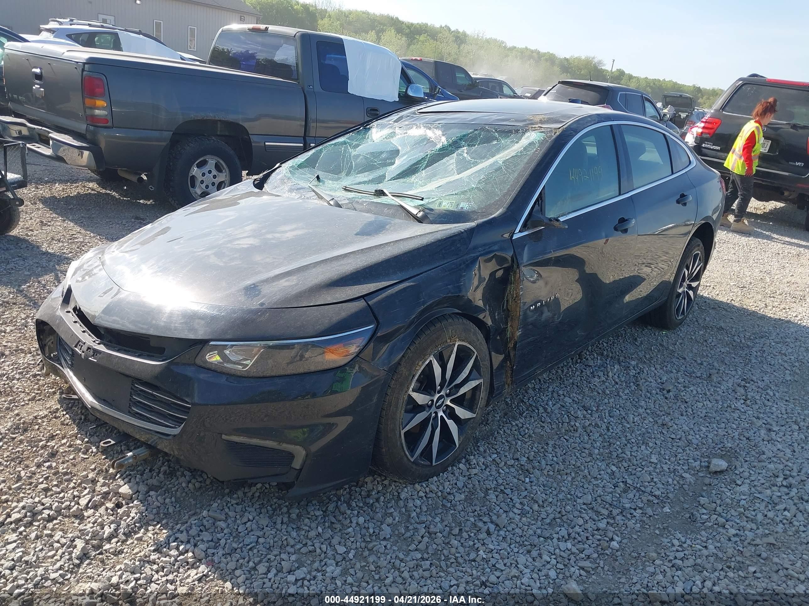 2018 Chevrolet Malibu Lt Gray vin: 1G1ZD5ST0JF277982
