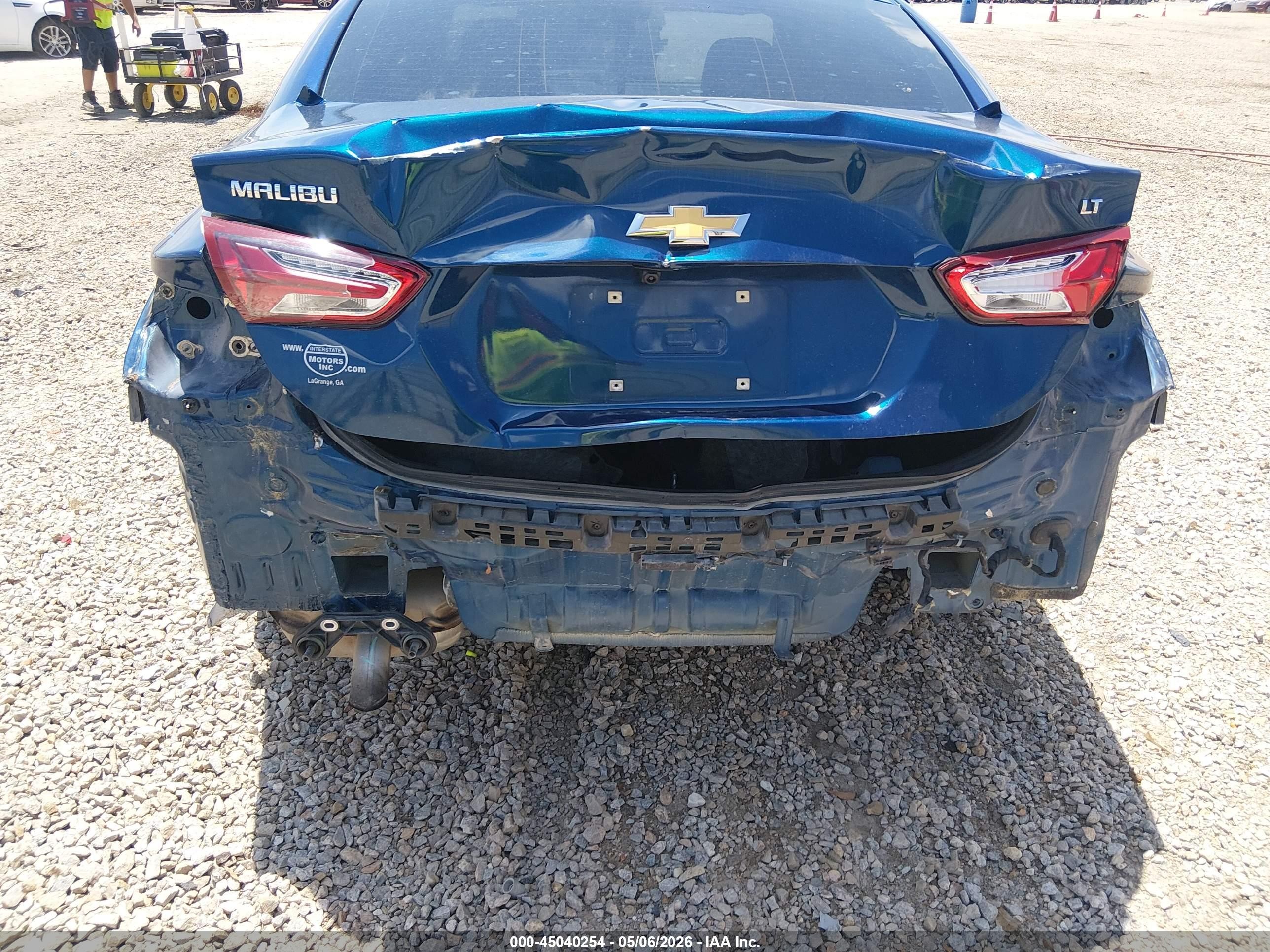 2019 Chevrolet Malibu Lt Синий vin: 1G1ZD5ST0KF135830
