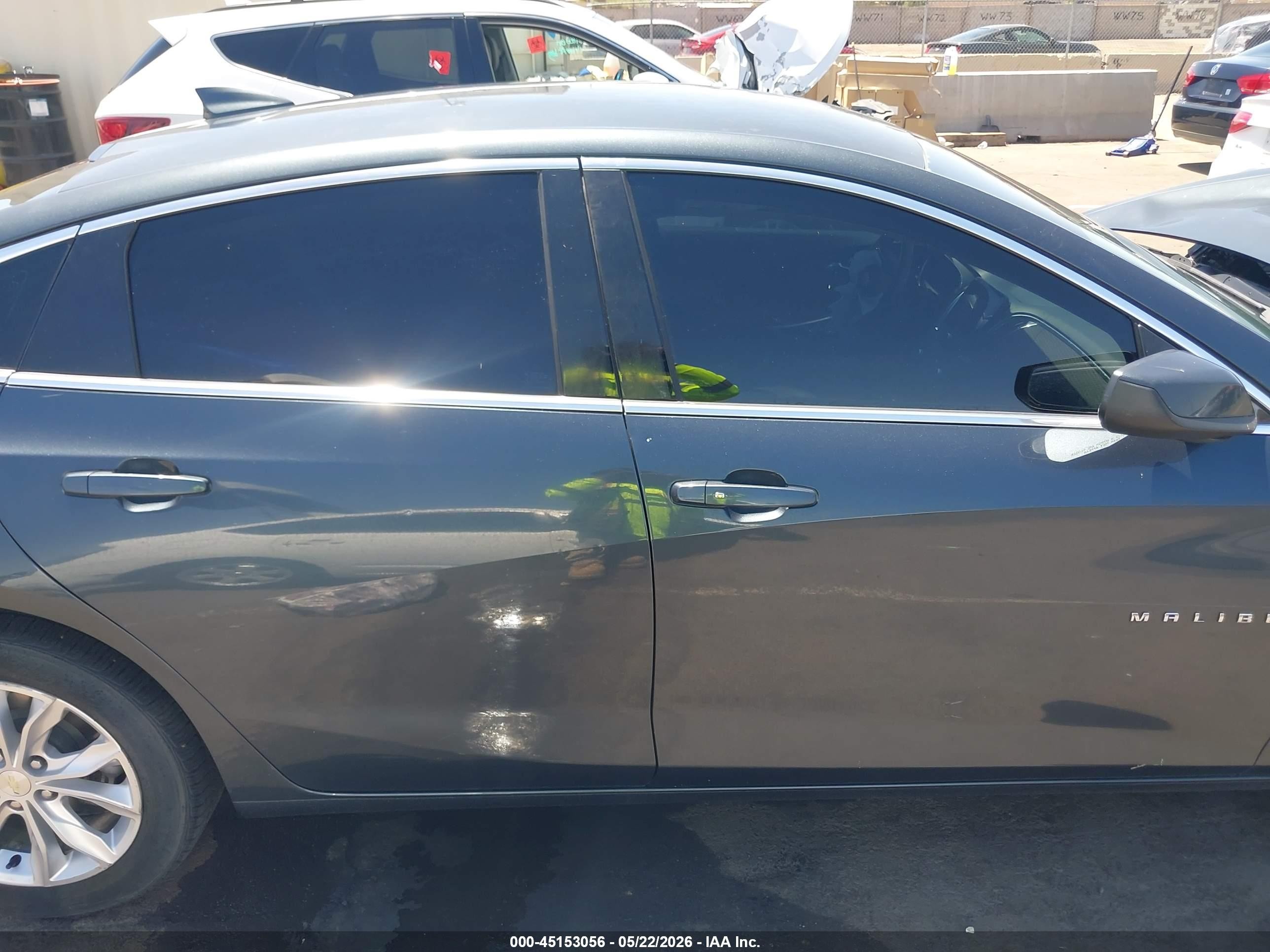 2019 Chevrolet Malibu Lt Синий vin: 1G1ZD5ST0KF158007