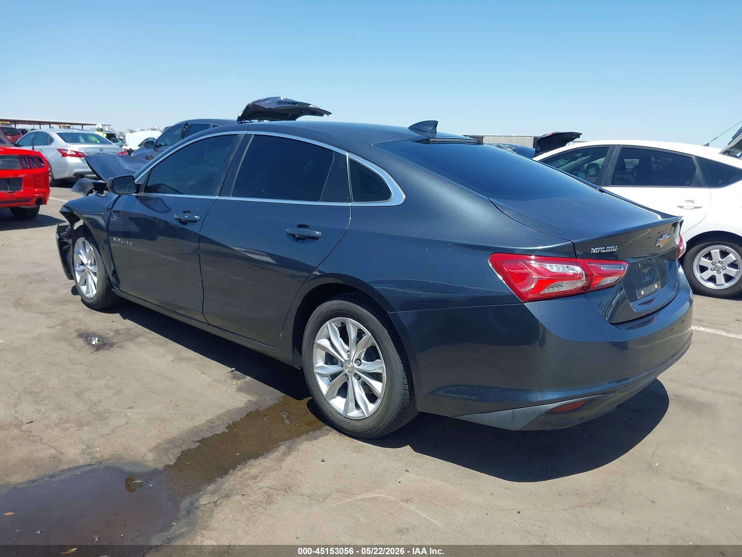 2019 Chevrolet Malibu Lt Синий vin: 1G1ZD5ST0KF158007