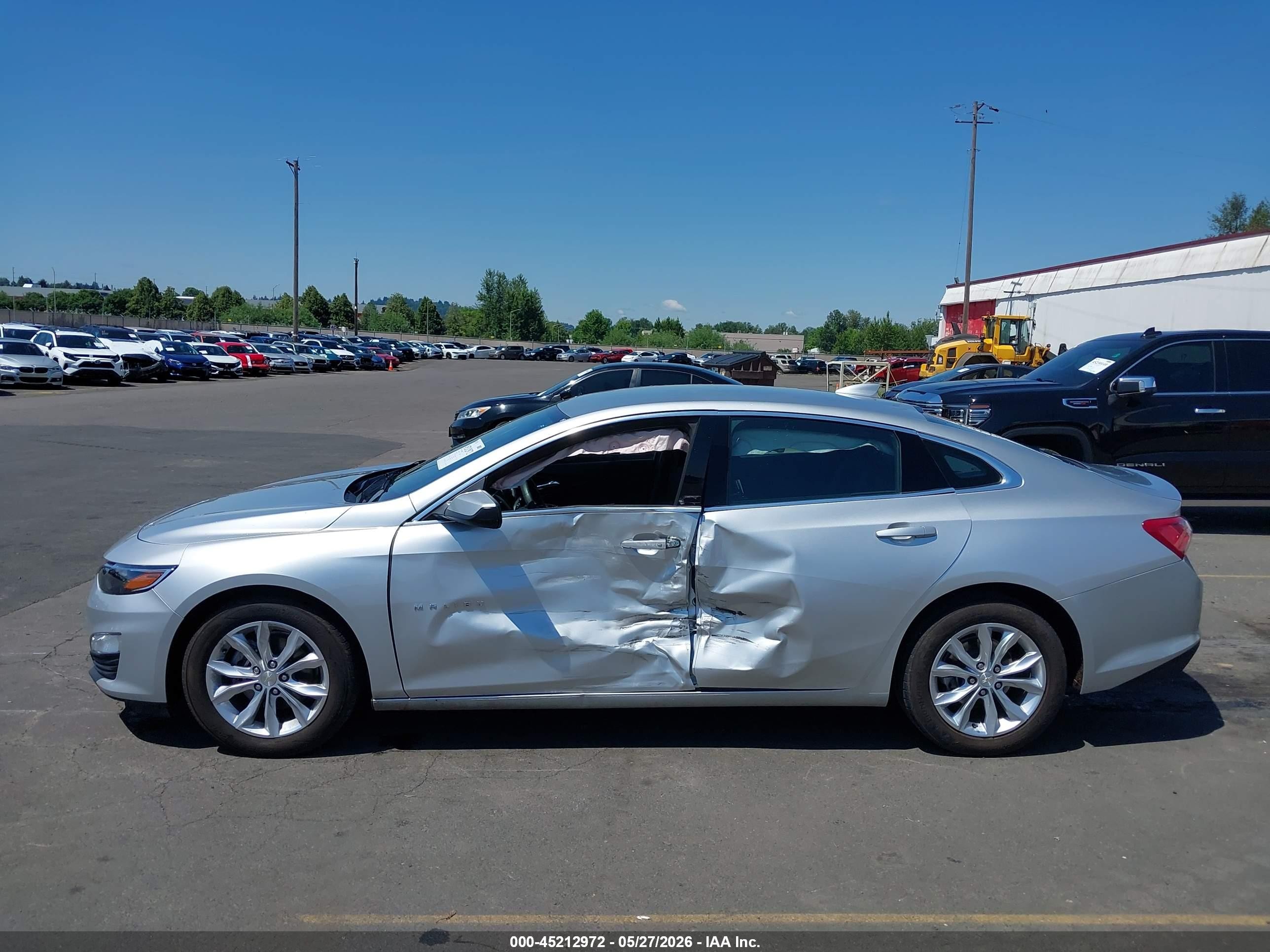2022 Chevrolet Malibu Fwd Lt Silver vin: 1G1ZD5ST0NF154978