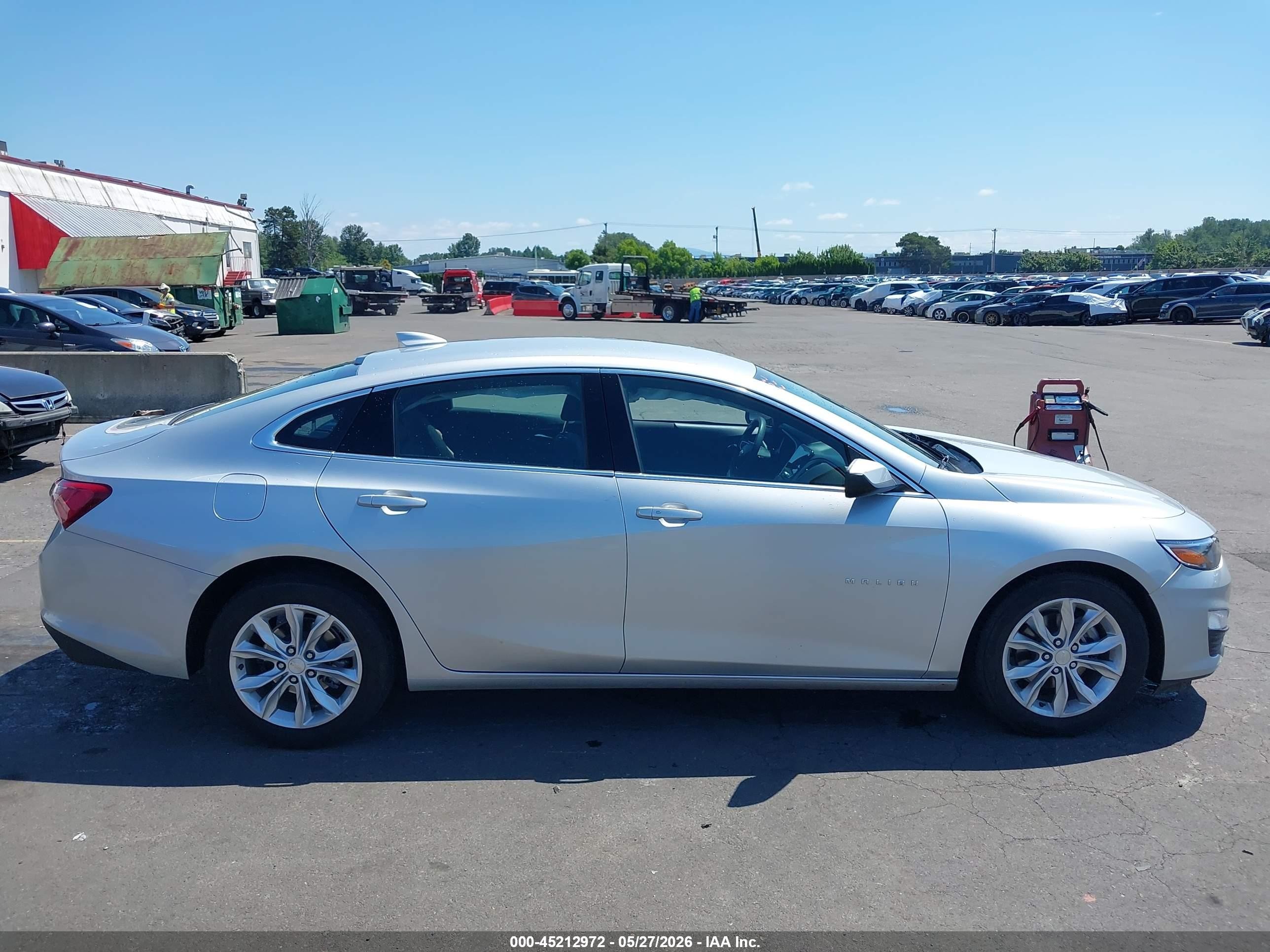 2022 Chevrolet Malibu Fwd Lt Silver vin: 1G1ZD5ST0NF154978
