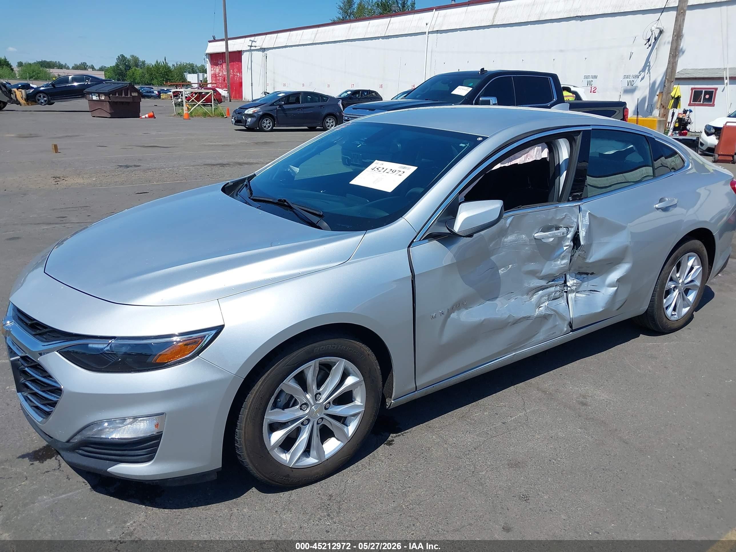 2022 Chevrolet Malibu Fwd Lt Silver vin: 1G1ZD5ST0NF154978