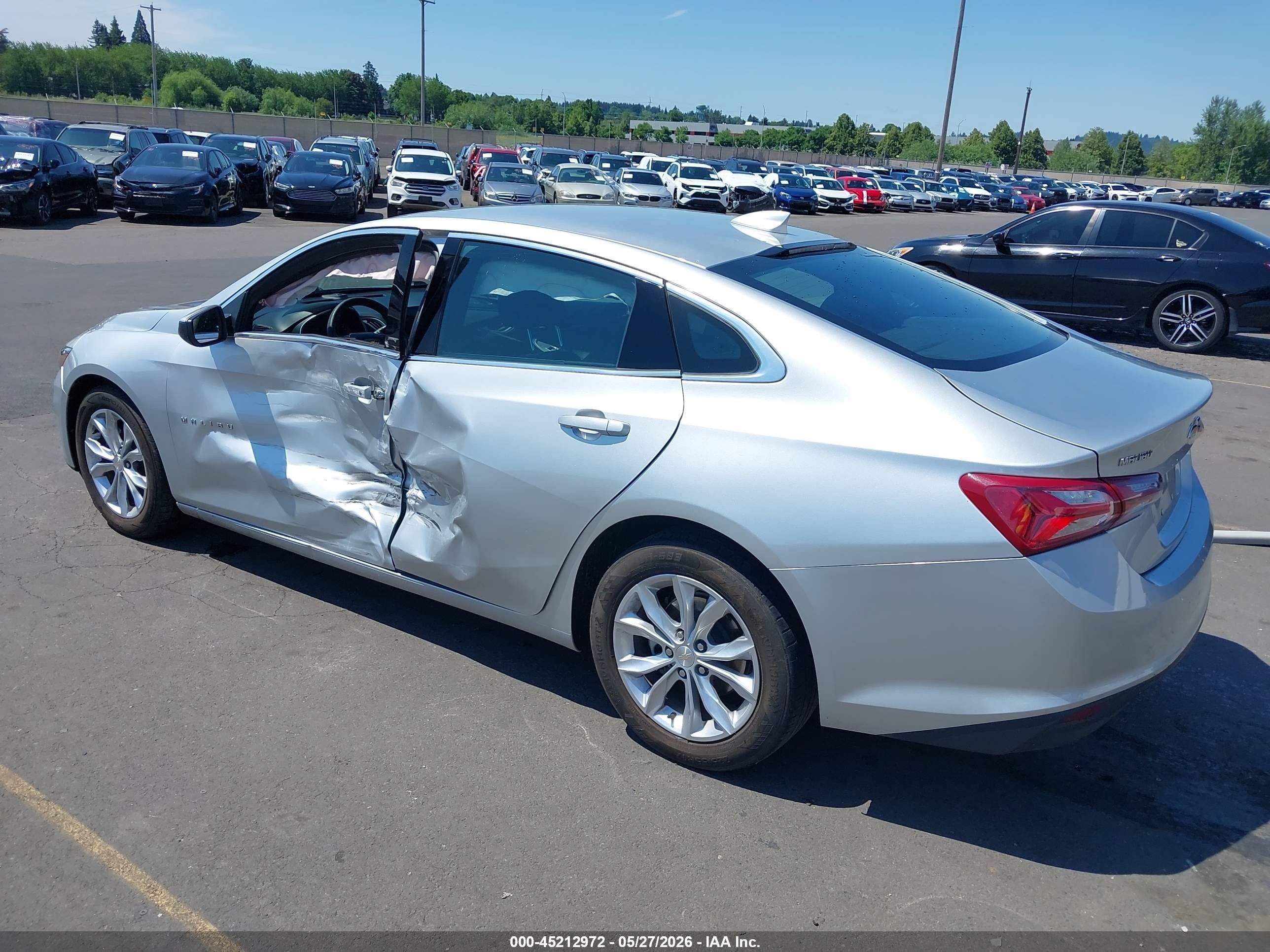 2022 Chevrolet Malibu Fwd Lt Silver vin: 1G1ZD5ST0NF154978