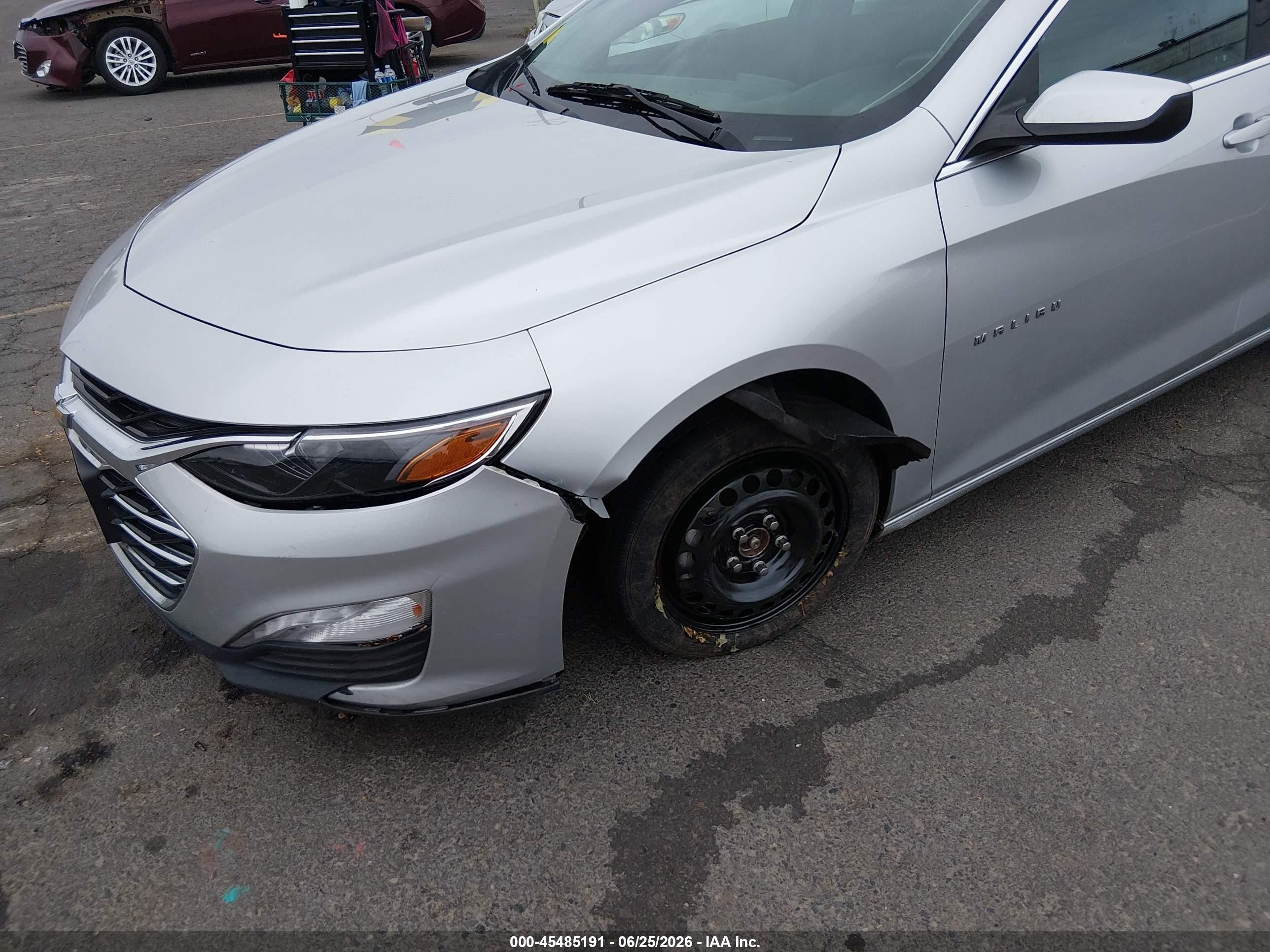 2022 Chevrolet Malibu Fwd Lt Silver vin: 1G1ZD5ST0NF159548