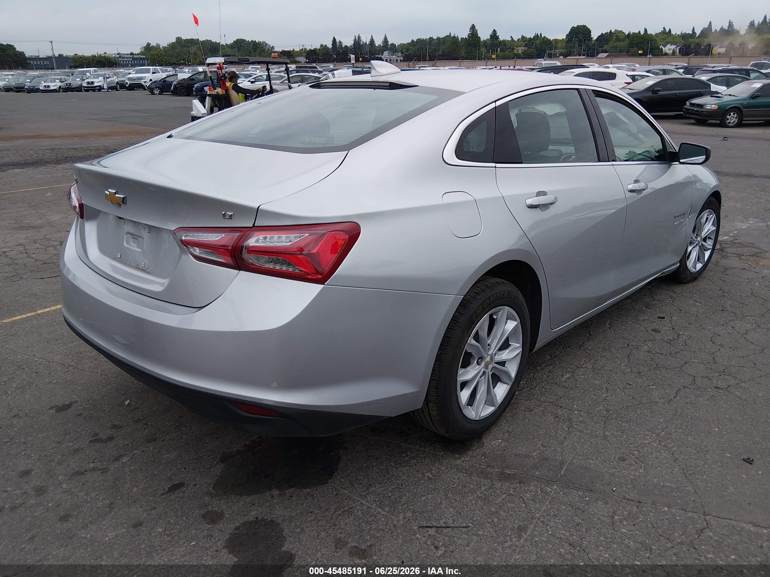 2022 Chevrolet Malibu Fwd Lt Silver vin: 1G1ZD5ST0NF159548
