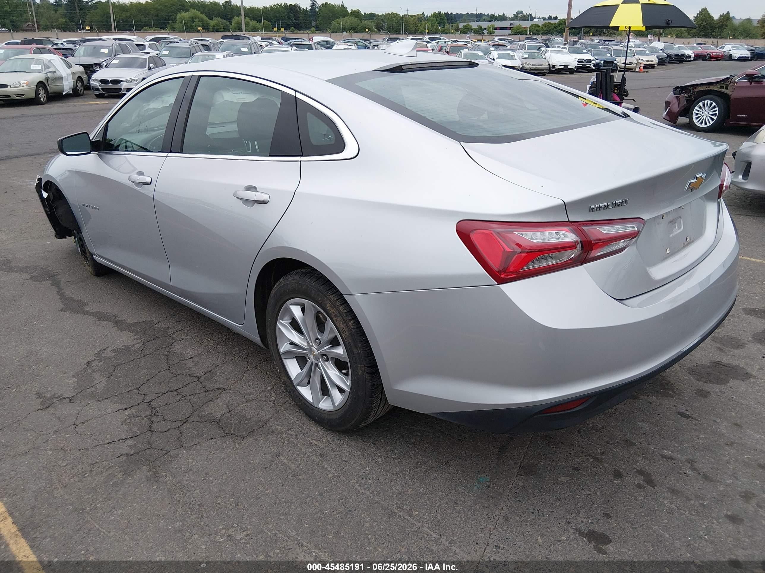 2022 Chevrolet Malibu Fwd Lt Silver vin: 1G1ZD5ST0NF159548