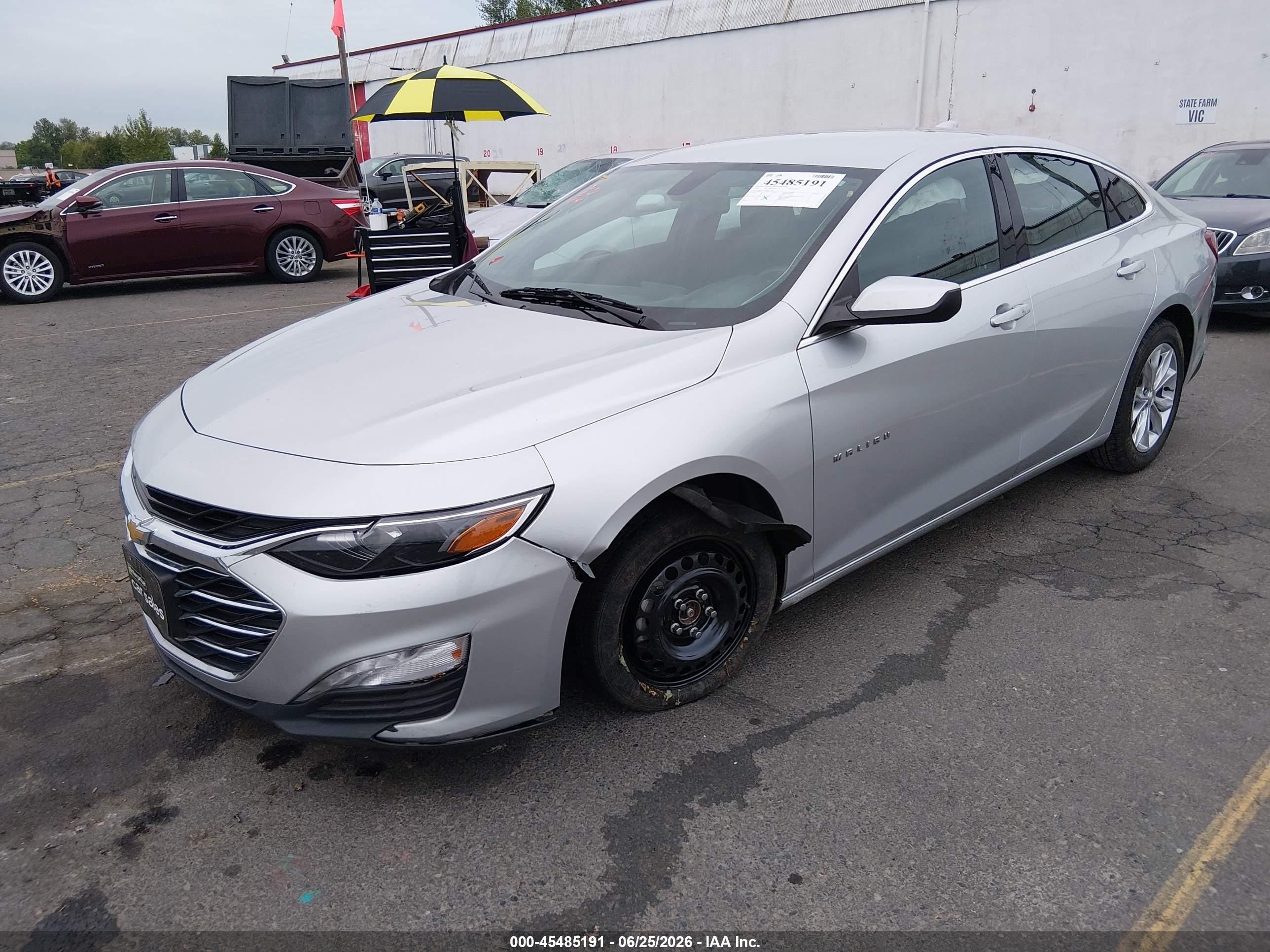 2022 Chevrolet Malibu Fwd Lt Silver vin: 1G1ZD5ST0NF159548