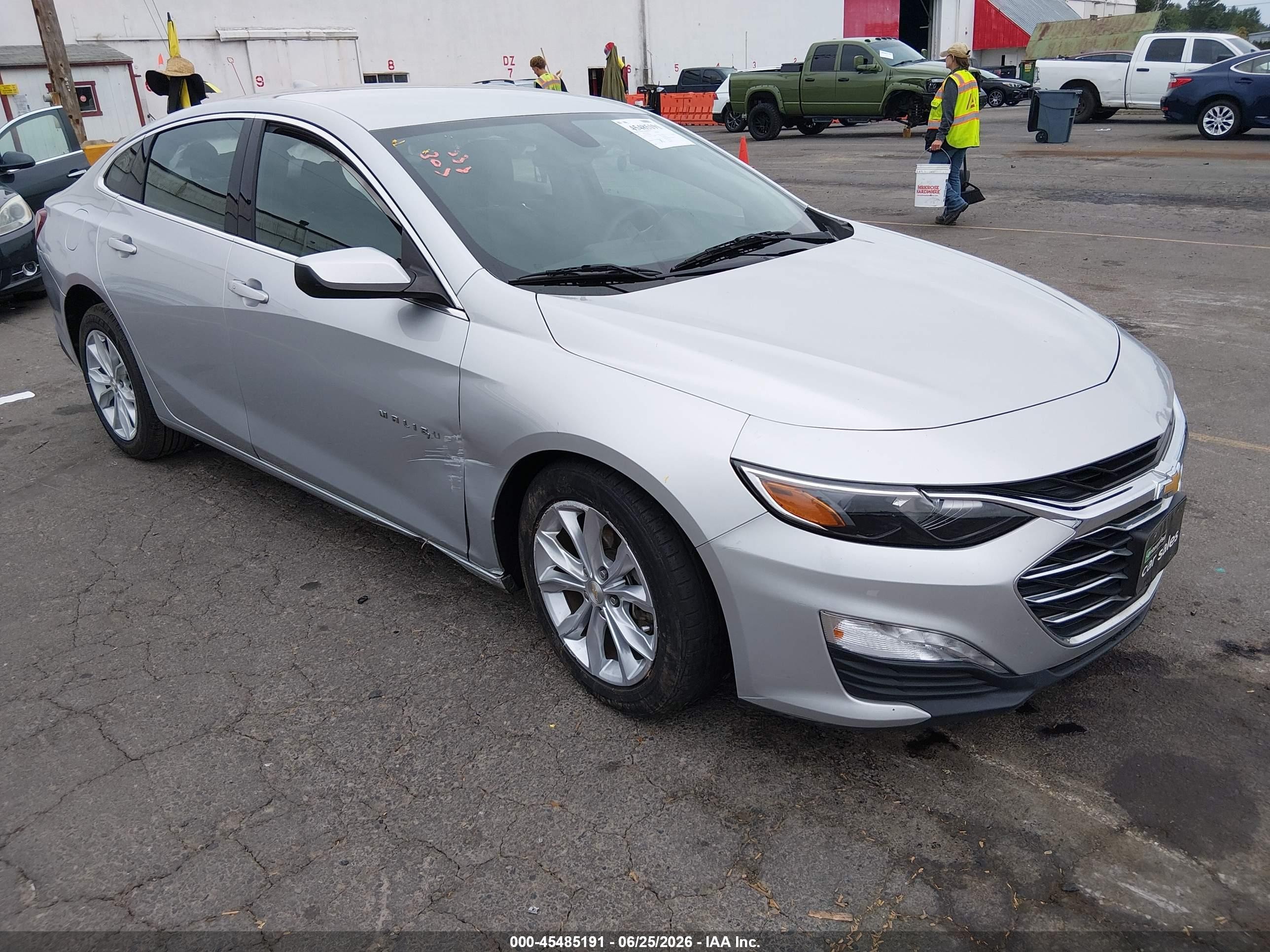 2022 Chevrolet Malibu Fwd Lt Silver vin: 1G1ZD5ST0NF159548