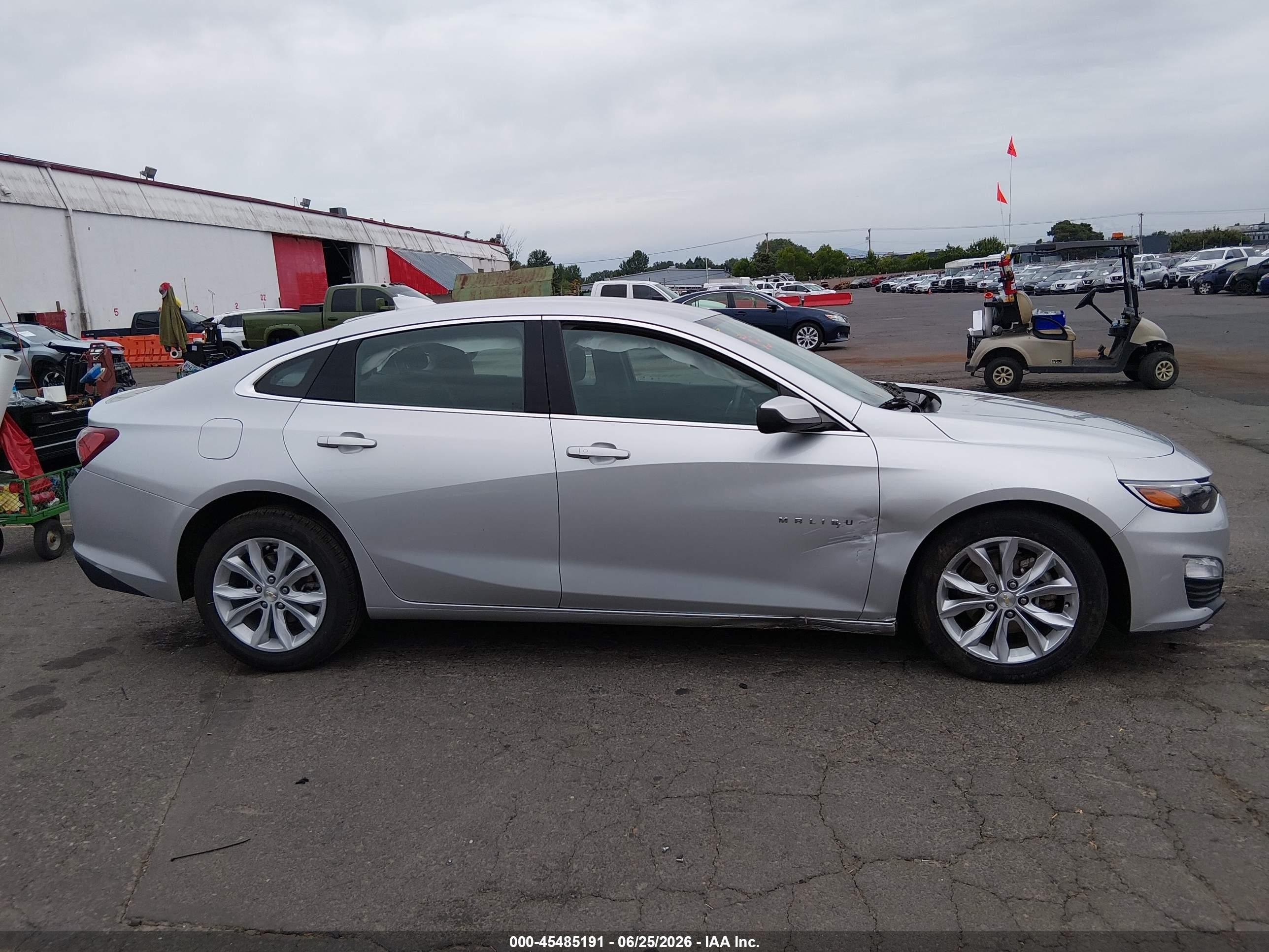 2022 Chevrolet Malibu Fwd Lt Silver vin: 1G1ZD5ST0NF159548