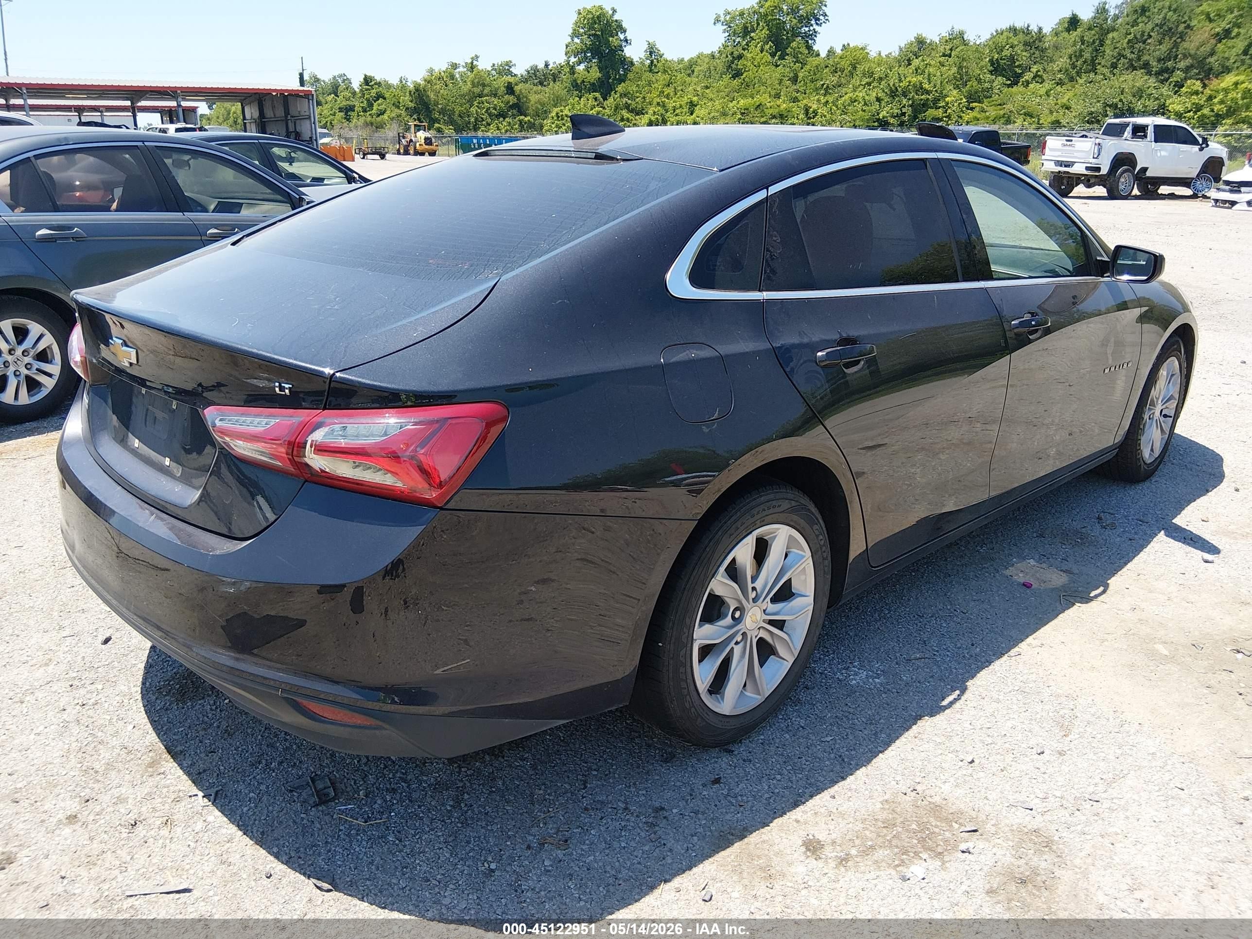 2022 Chevrolet Malibu Fwd Lt Black vin: 1G1ZD5ST0NF166306
