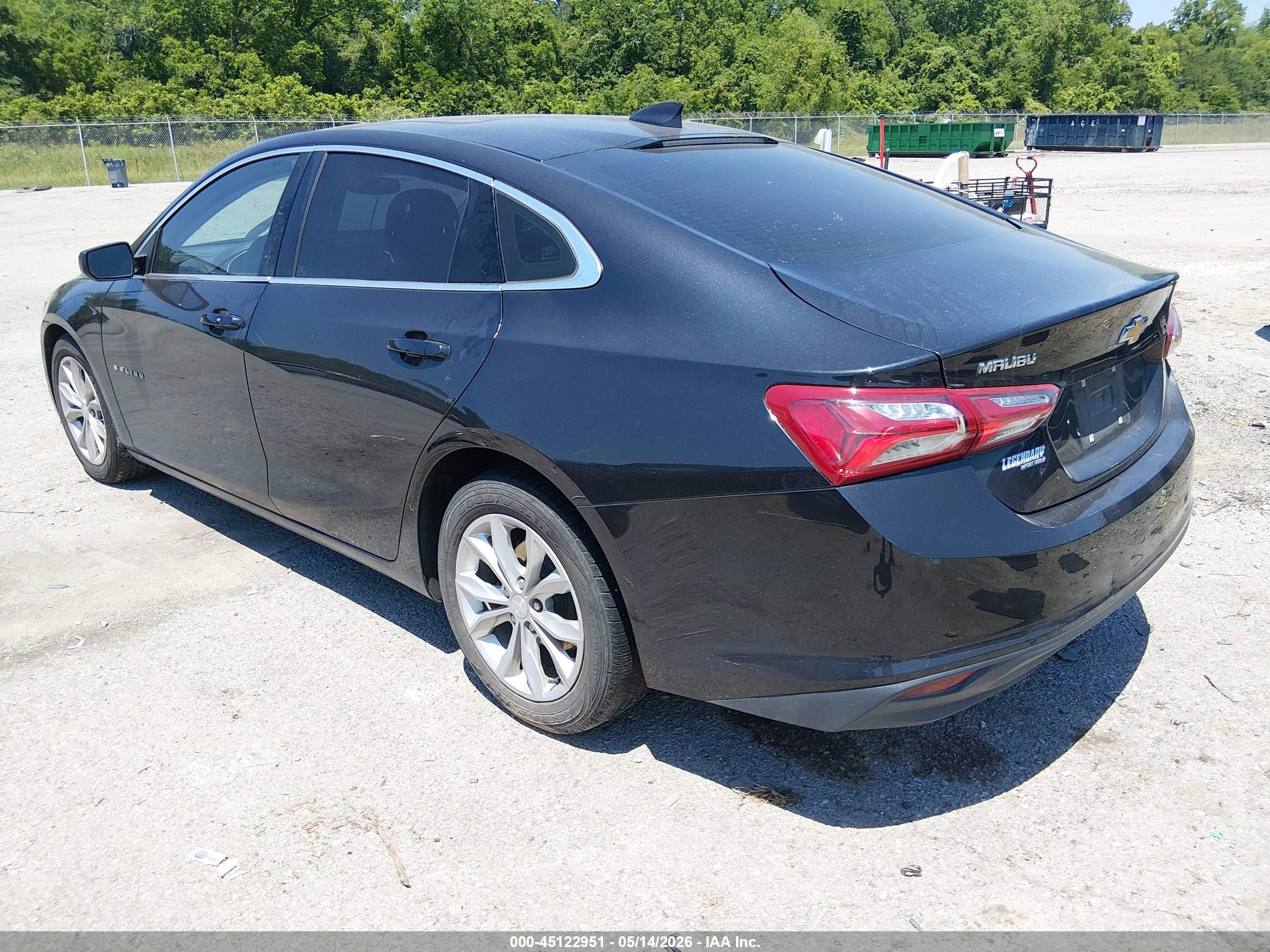 2022 Chevrolet Malibu Fwd Lt Black vin: 1G1ZD5ST0NF166306