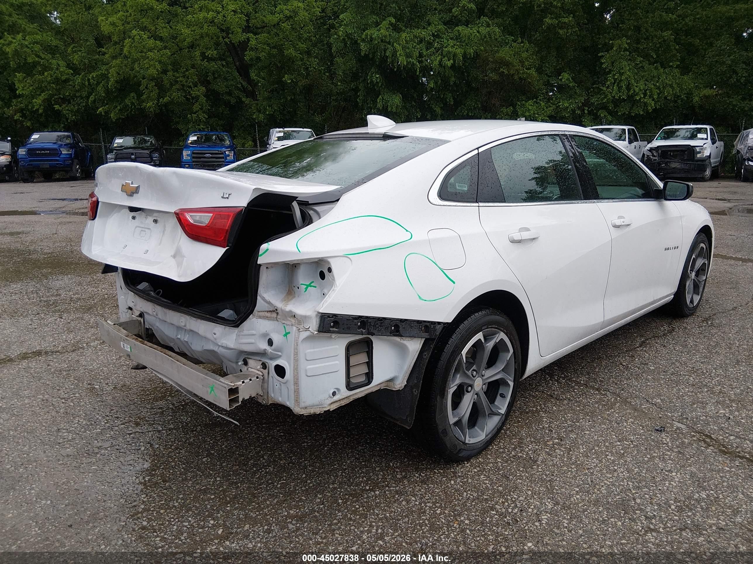 2024 Chevrolet Malibu Fwd 1lt Белый vin: 1G1ZD5ST0RF160852