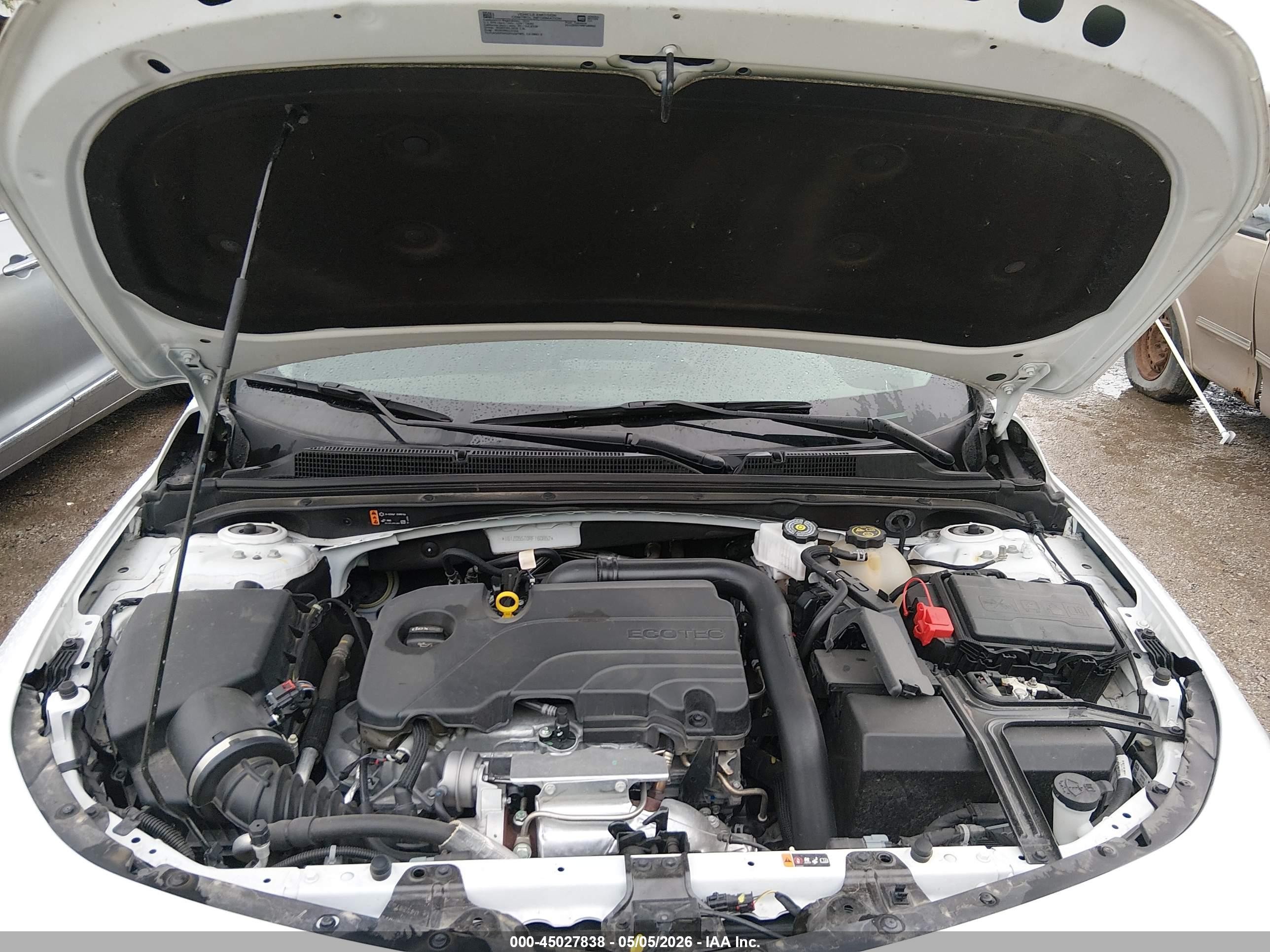 2024 Chevrolet Malibu Fwd 1lt Белый vin: 1G1ZD5ST0RF160852