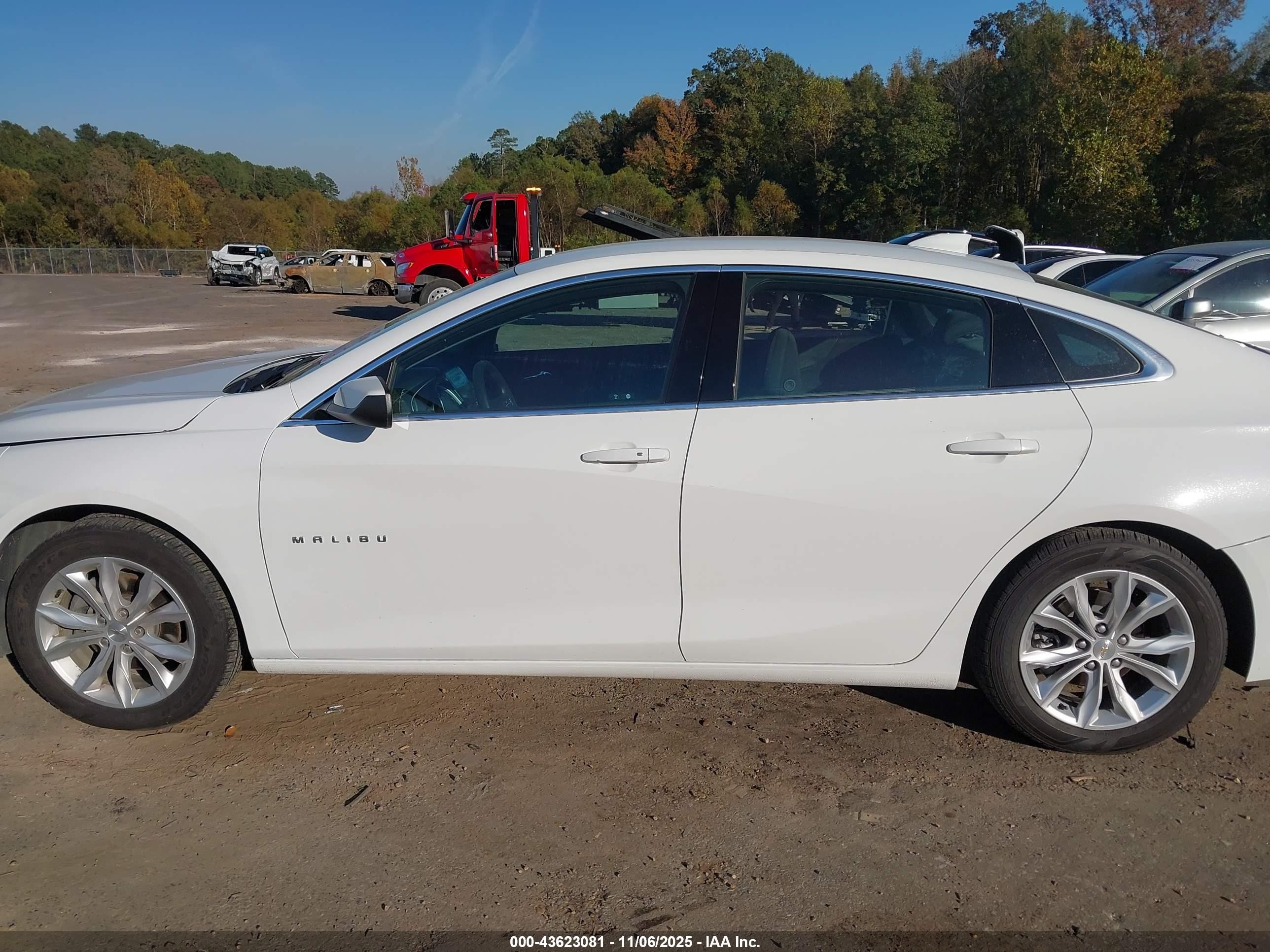 2025 Chevrolet Malibu Fwd 1lt White vin: 1G1ZD5ST0SF117540