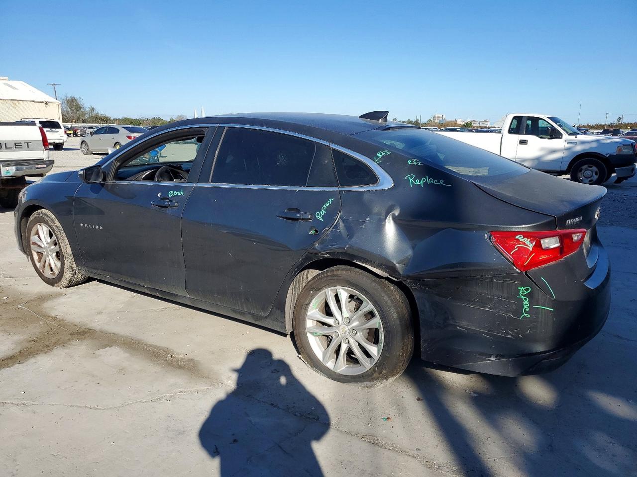 2018 Chevrolet Malibu Lt Серый vin: 1G1ZD5ST1JF121529