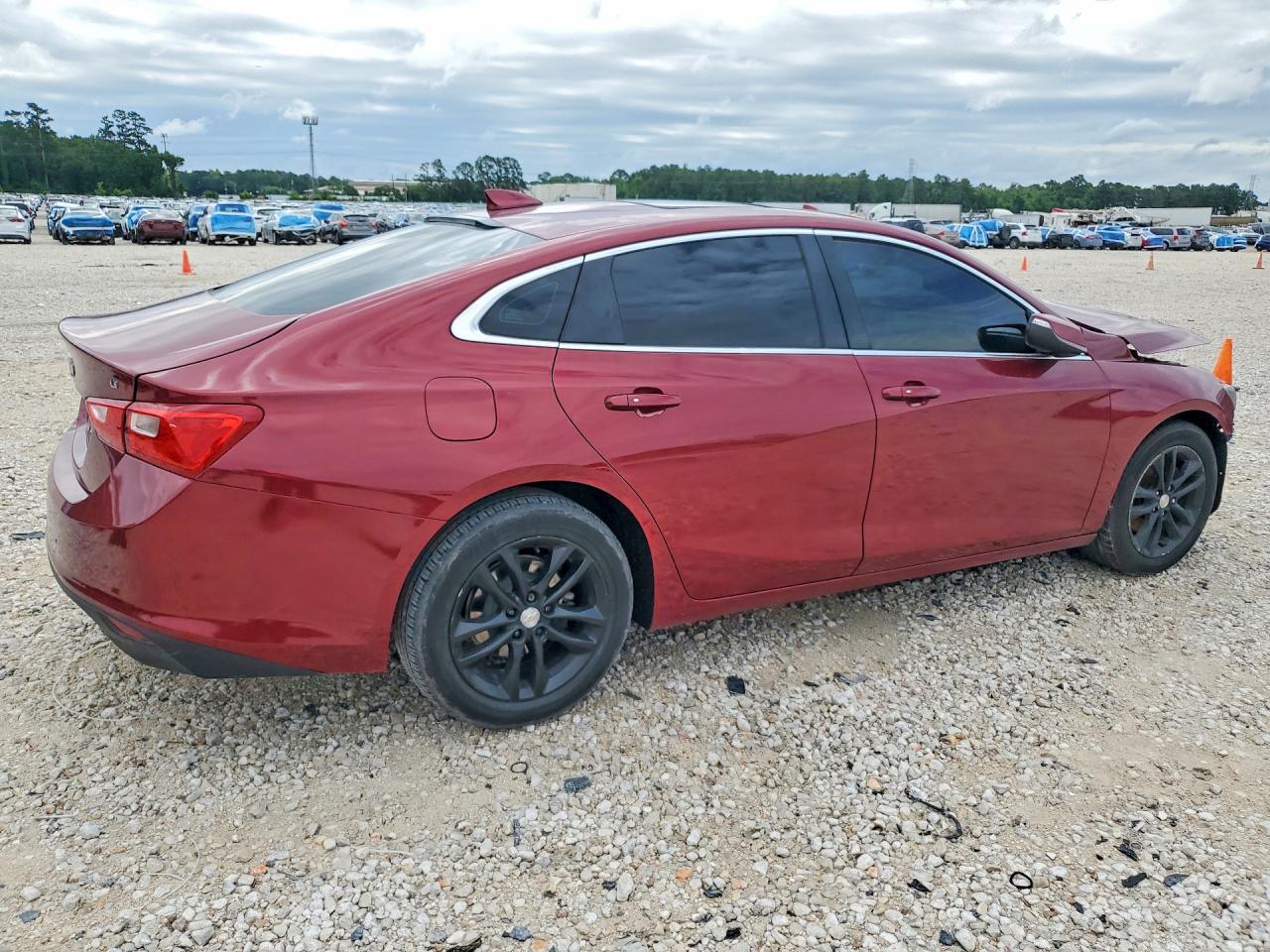 2018 Chevrolet Malibu Lt Красный vin: 1G1ZD5ST1JF206029