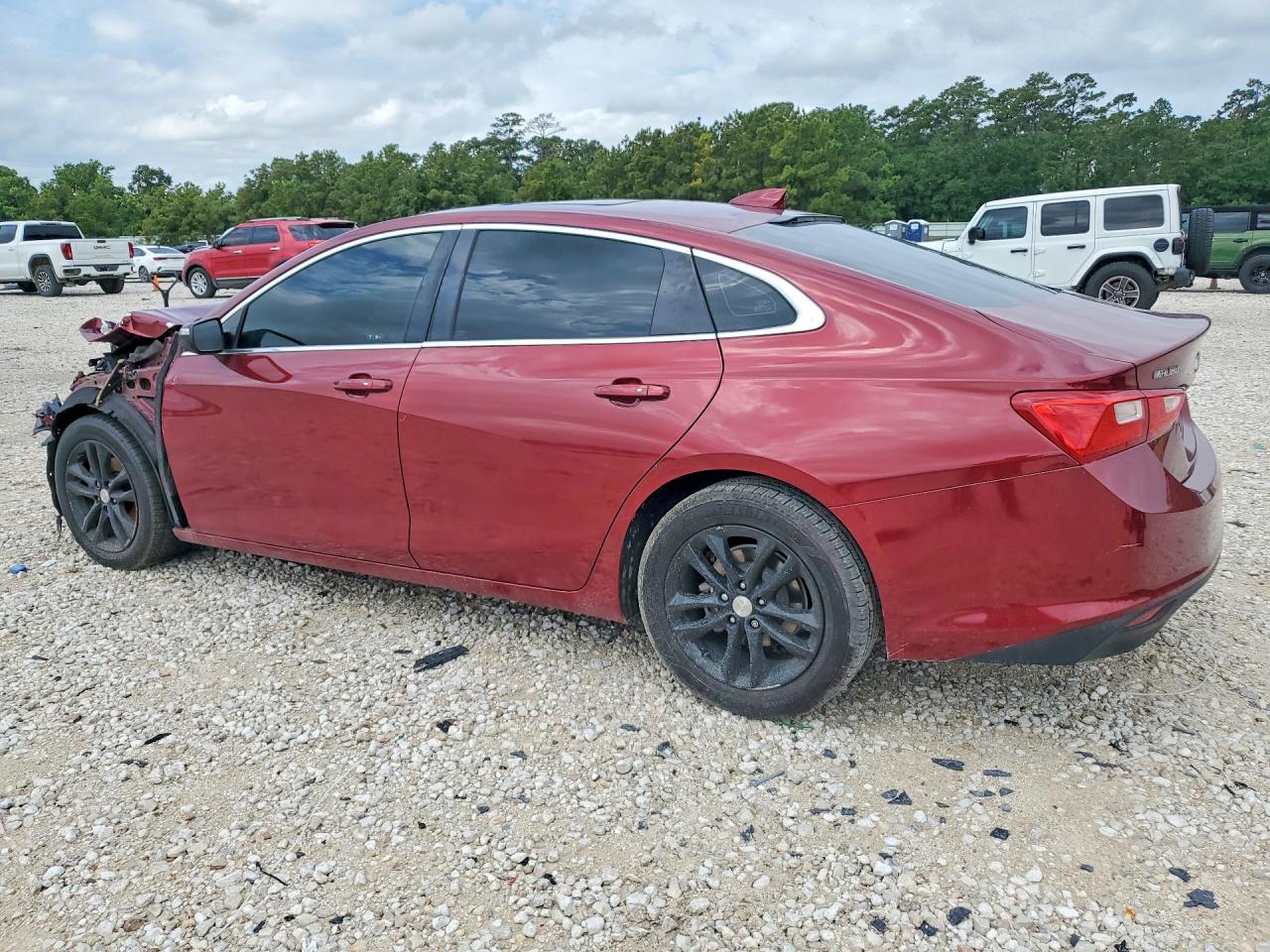 2018 Chevrolet Malibu Lt Красный vin: 1G1ZD5ST1JF206029