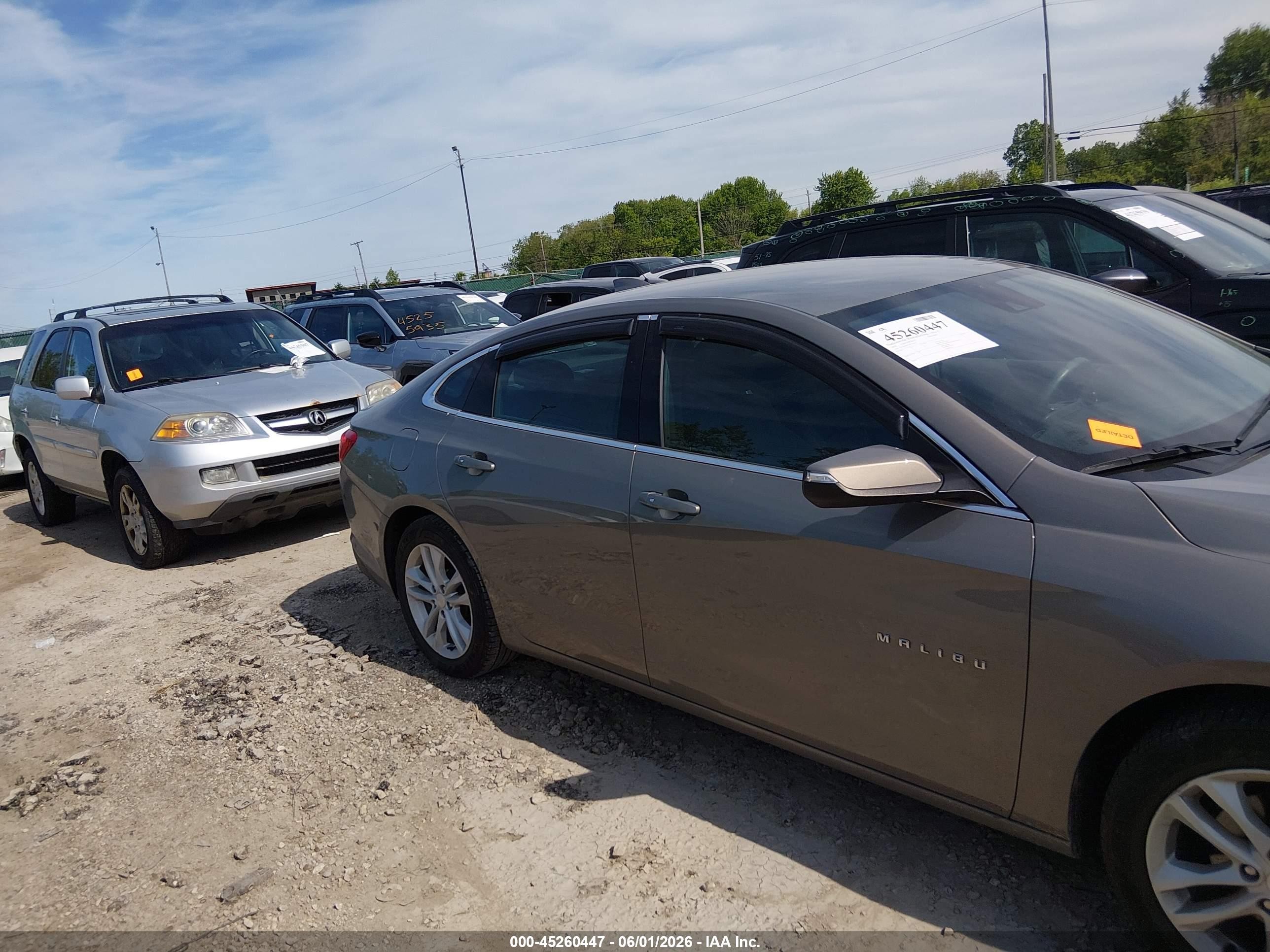 2018 Chevrolet Malibu Lt Gray vin: 1G1ZD5ST1JF215622
