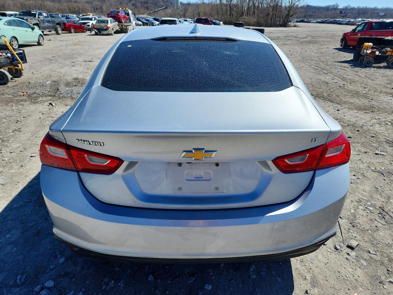2018 Chevrolet Malibu Lt Silver vin: 1G1ZD5ST1JF246143