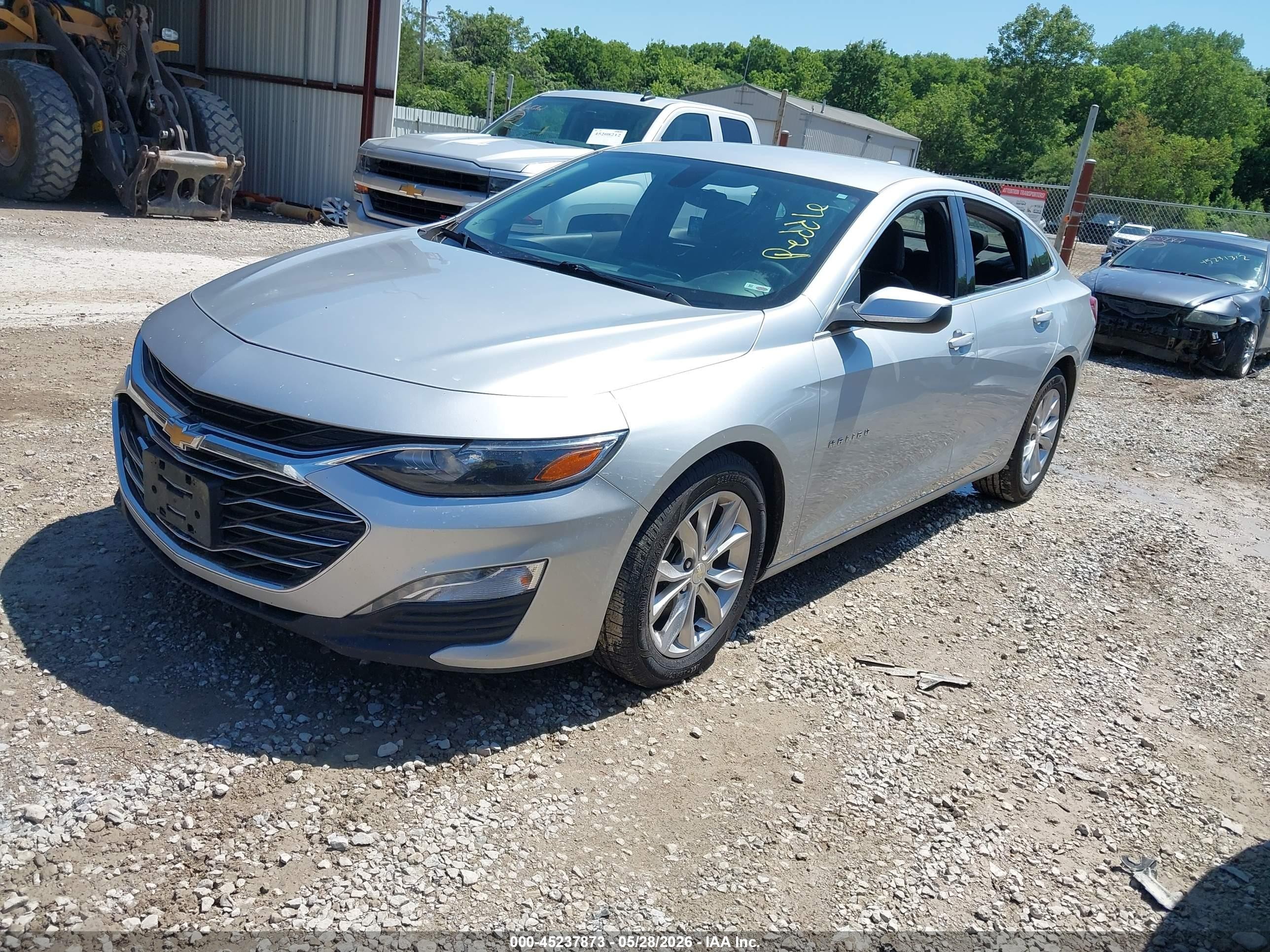2019 Chevrolet Malibu Lt Silver vin: 1G1ZD5ST1KF126893