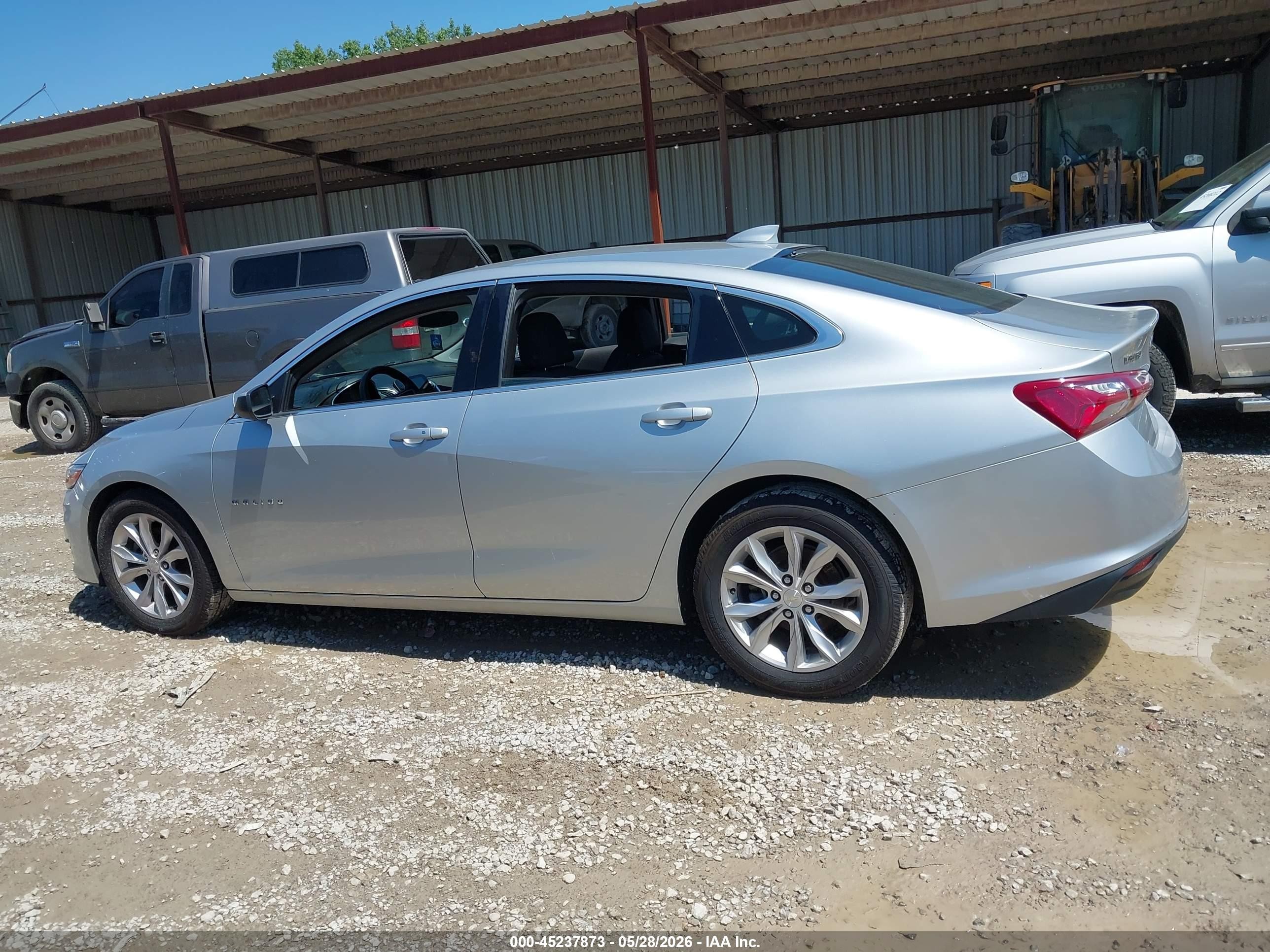 2019 Chevrolet Malibu Lt Silver vin: 1G1ZD5ST1KF126893