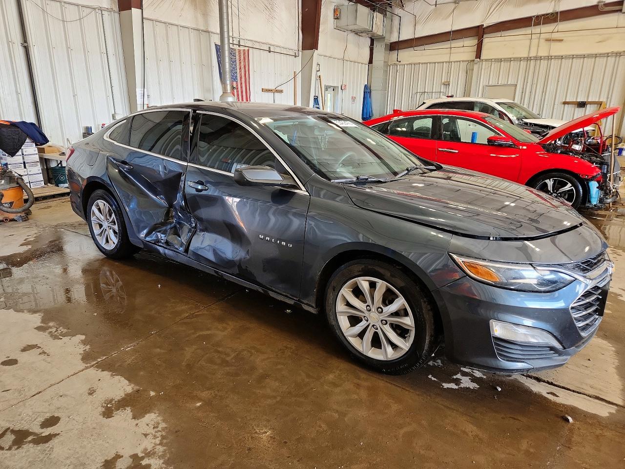 2019 Chevrolet Malibu Lt Серый vin: 1G1ZD5ST1KF176354
