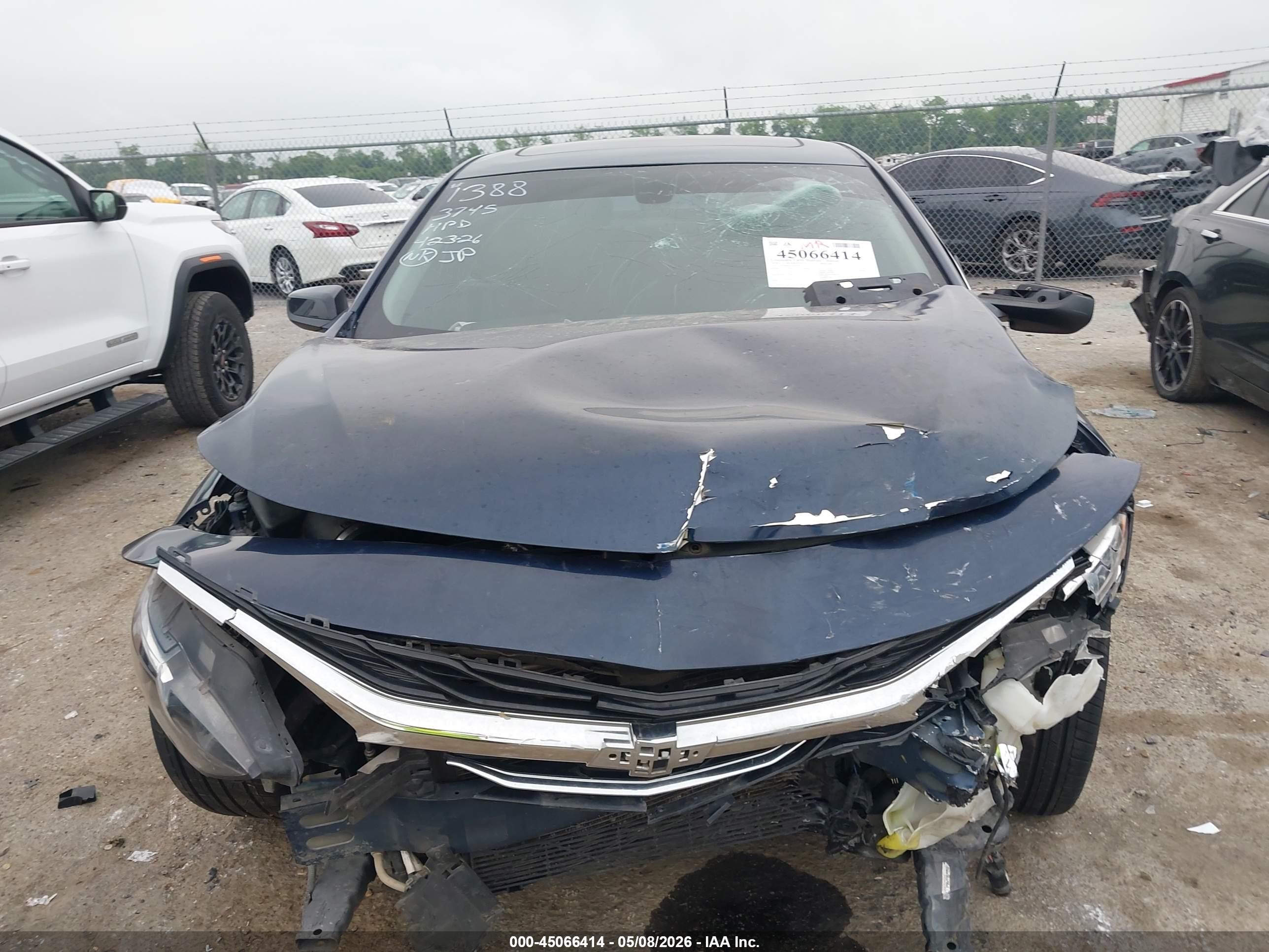 2020 Chevrolet Malibu Fwd Lt Синий vin: 1G1ZD5ST1LF103745