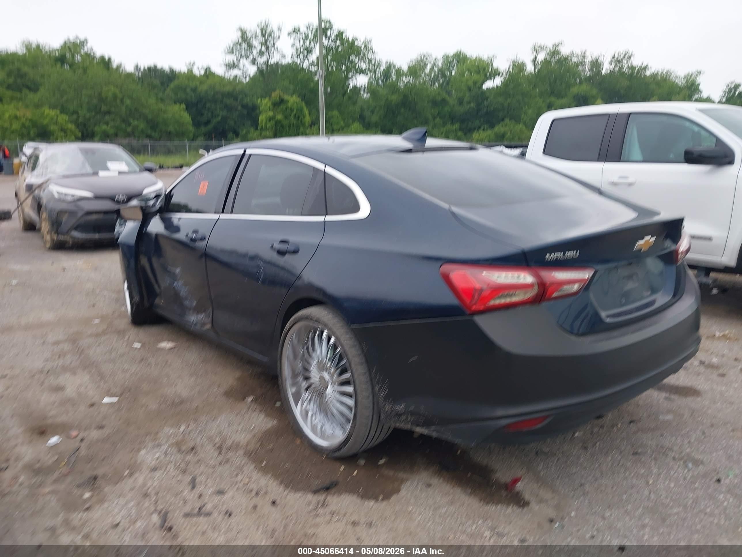 2020 Chevrolet Malibu Fwd Lt Синий vin: 1G1ZD5ST1LF103745