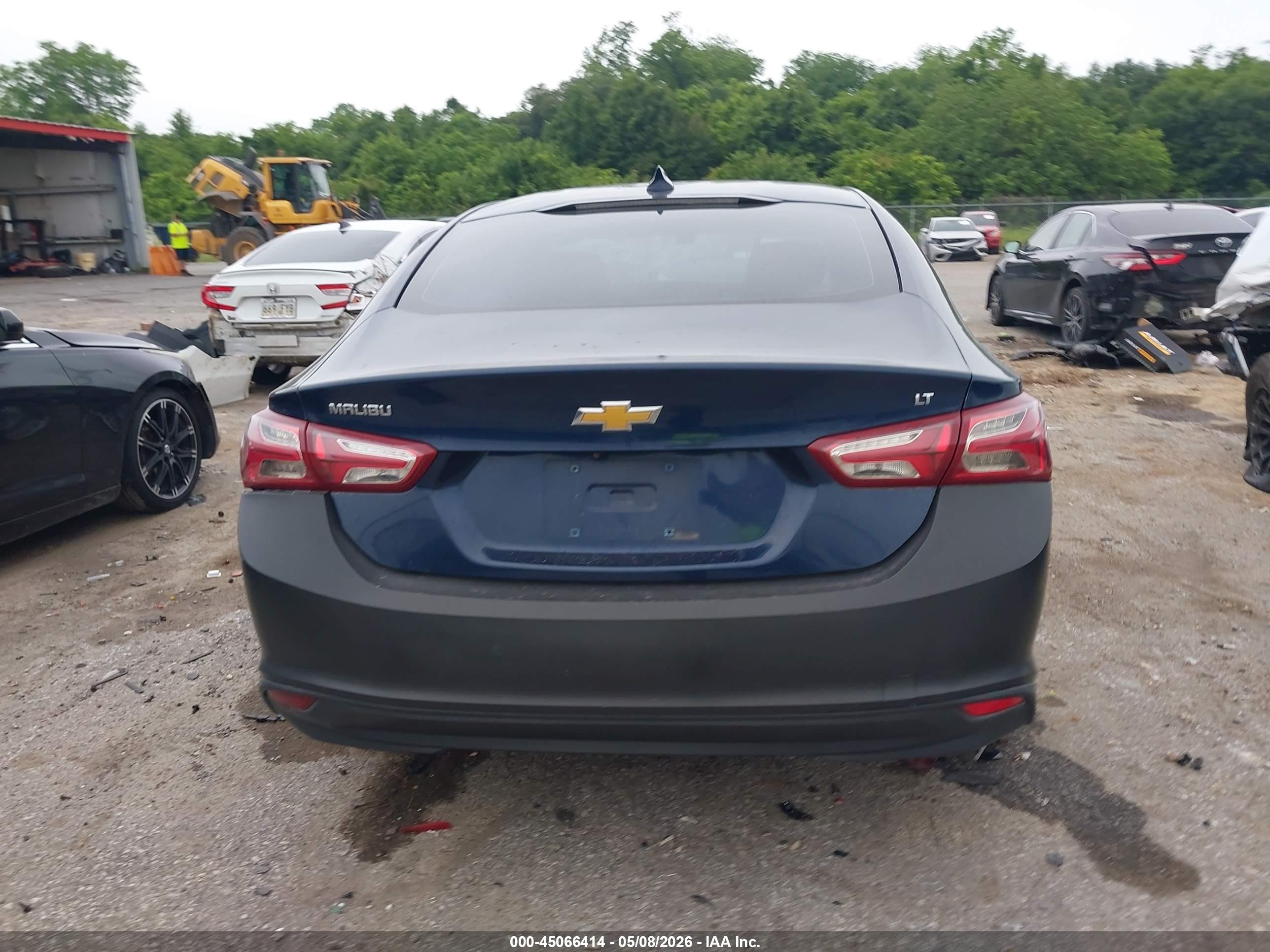 2020 Chevrolet Malibu Fwd Lt Синий vin: 1G1ZD5ST1LF103745