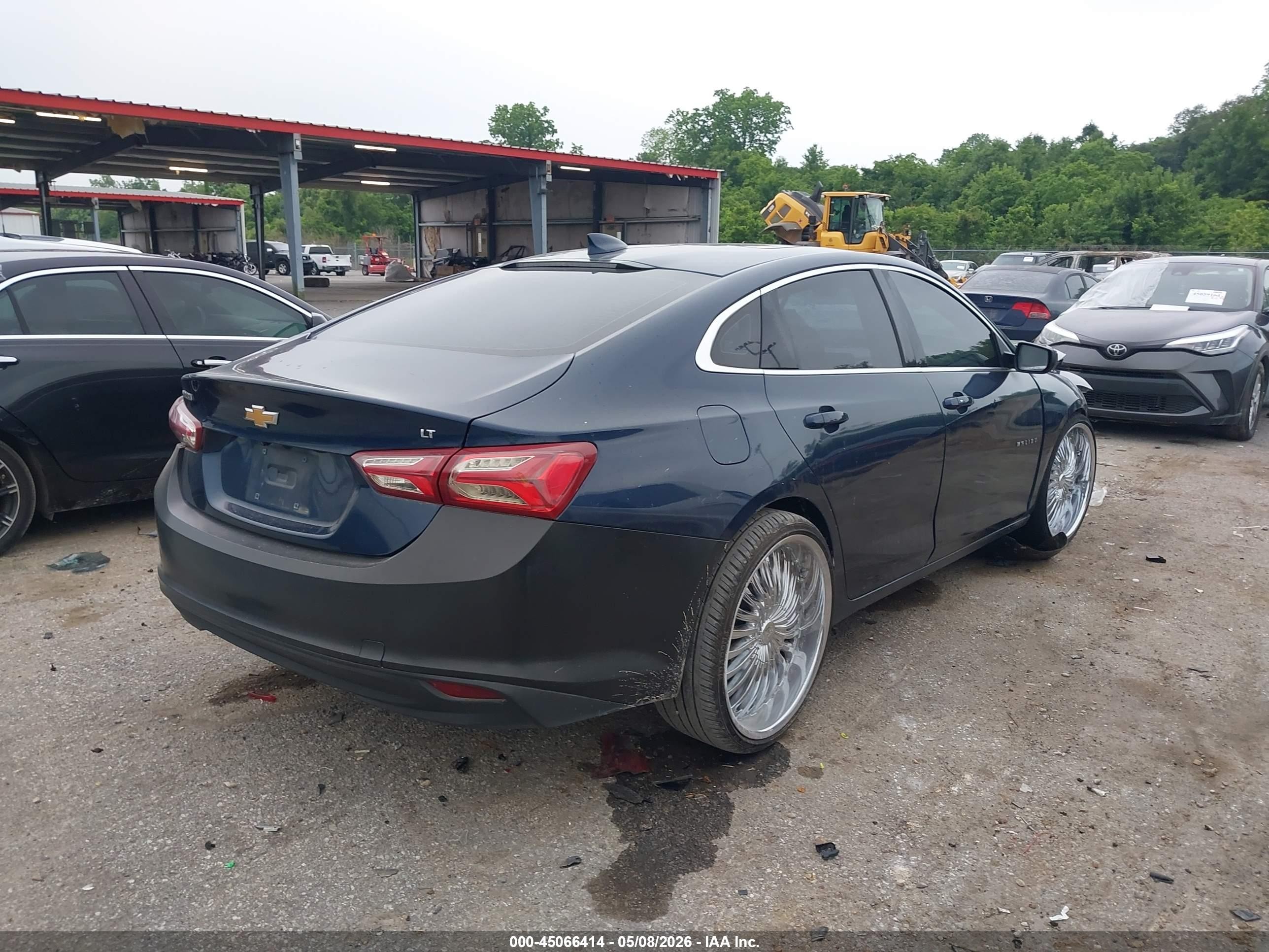 2020 Chevrolet Malibu Fwd Lt Синий vin: 1G1ZD5ST1LF103745
