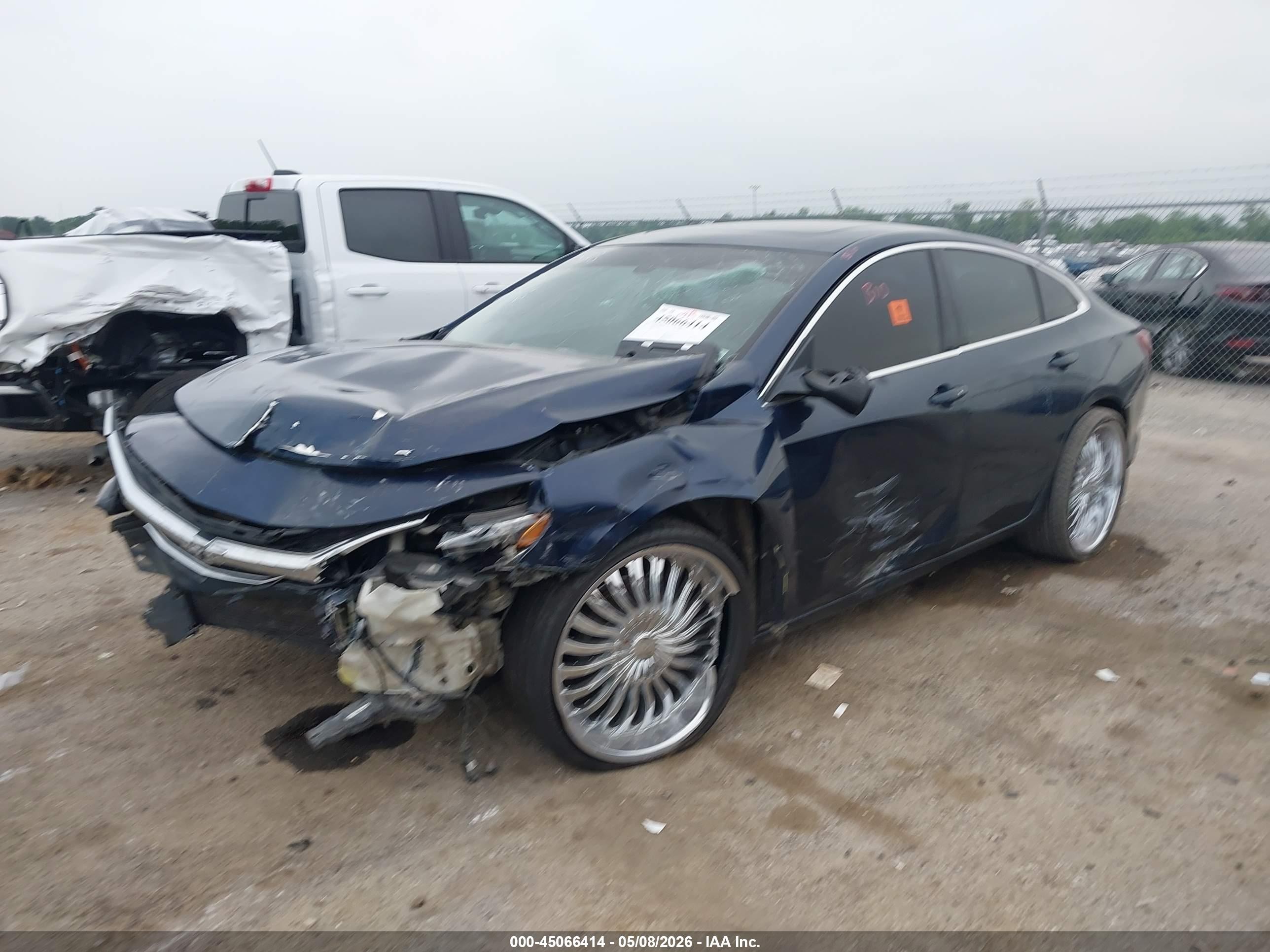2020 Chevrolet Malibu Fwd Lt Синий vin: 1G1ZD5ST1LF103745