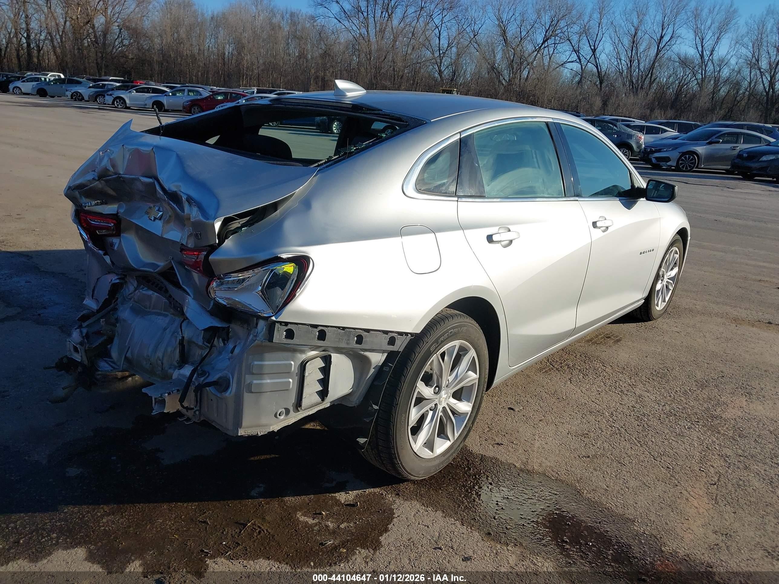 2021 Chevrolet Malibu Fwd Lt Silver vin: 1G1ZD5ST1MF001749