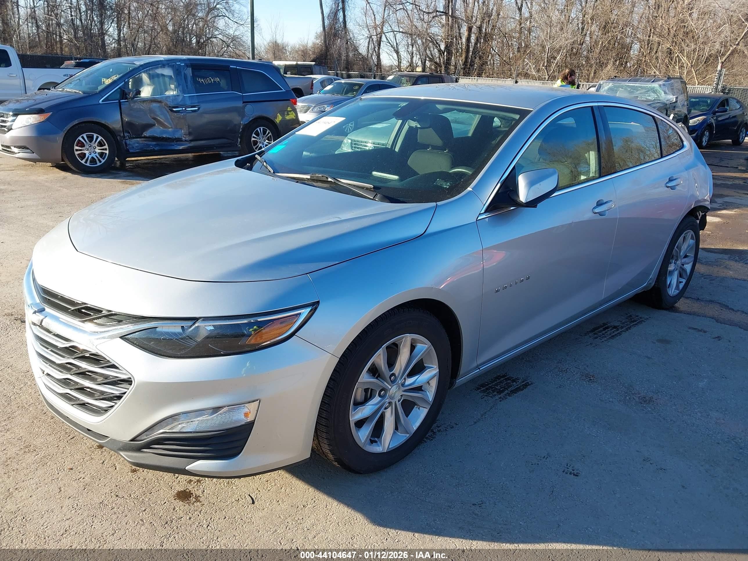 2021 Chevrolet Malibu Fwd Lt Silver vin: 1G1ZD5ST1MF001749