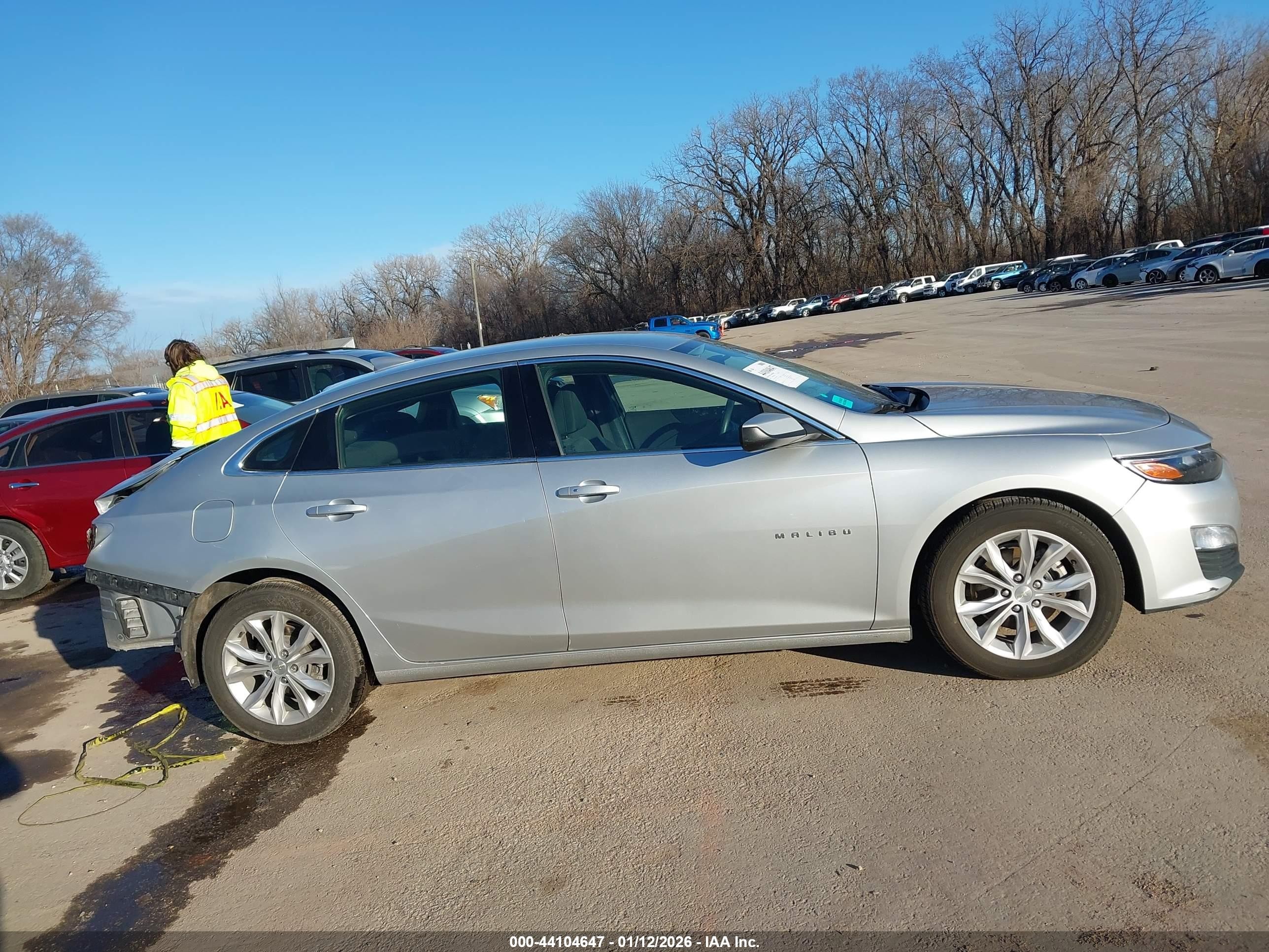 2021 Chevrolet Malibu Fwd Lt Silver vin: 1G1ZD5ST1MF001749