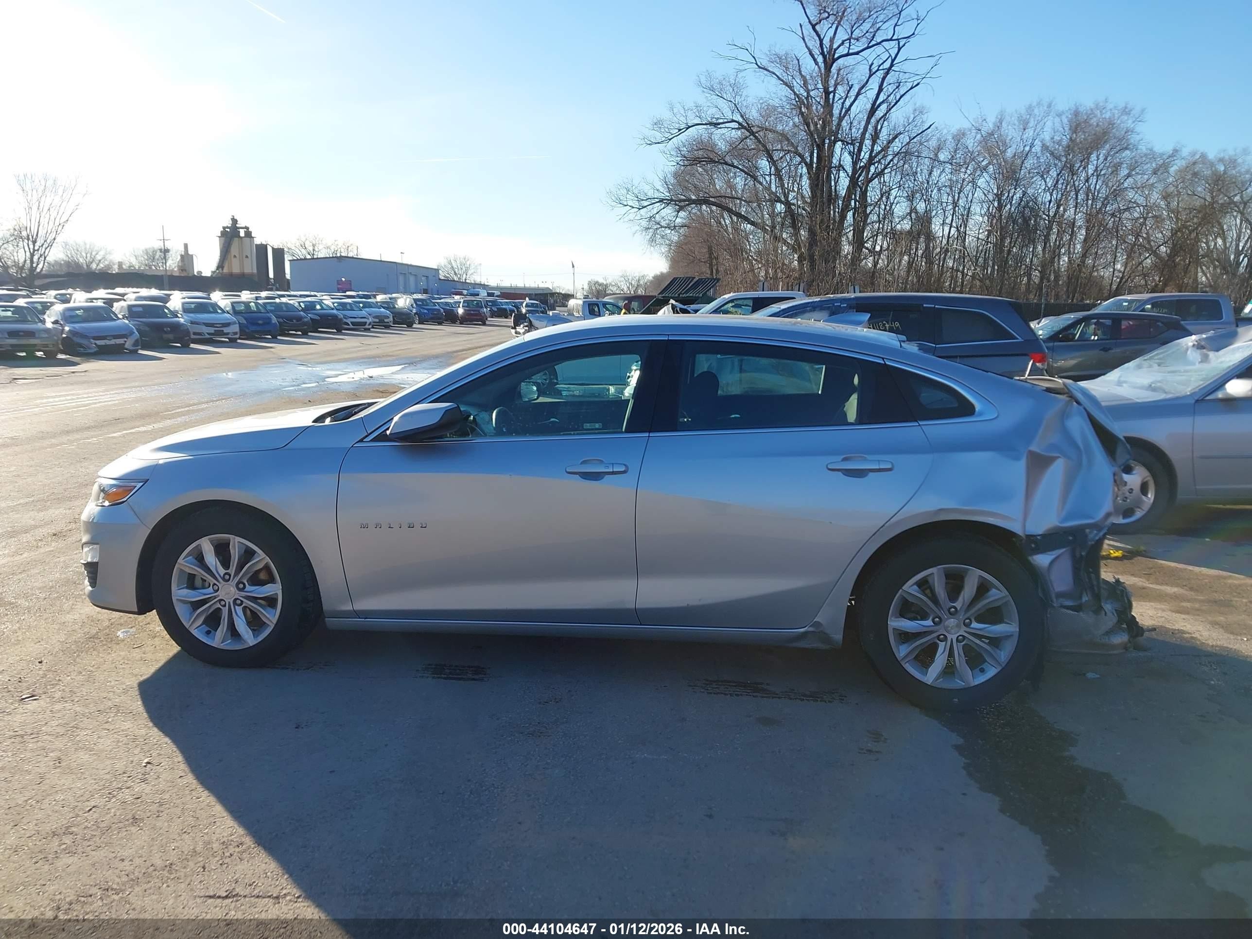 2021 Chevrolet Malibu Fwd Lt Silver vin: 1G1ZD5ST1MF001749