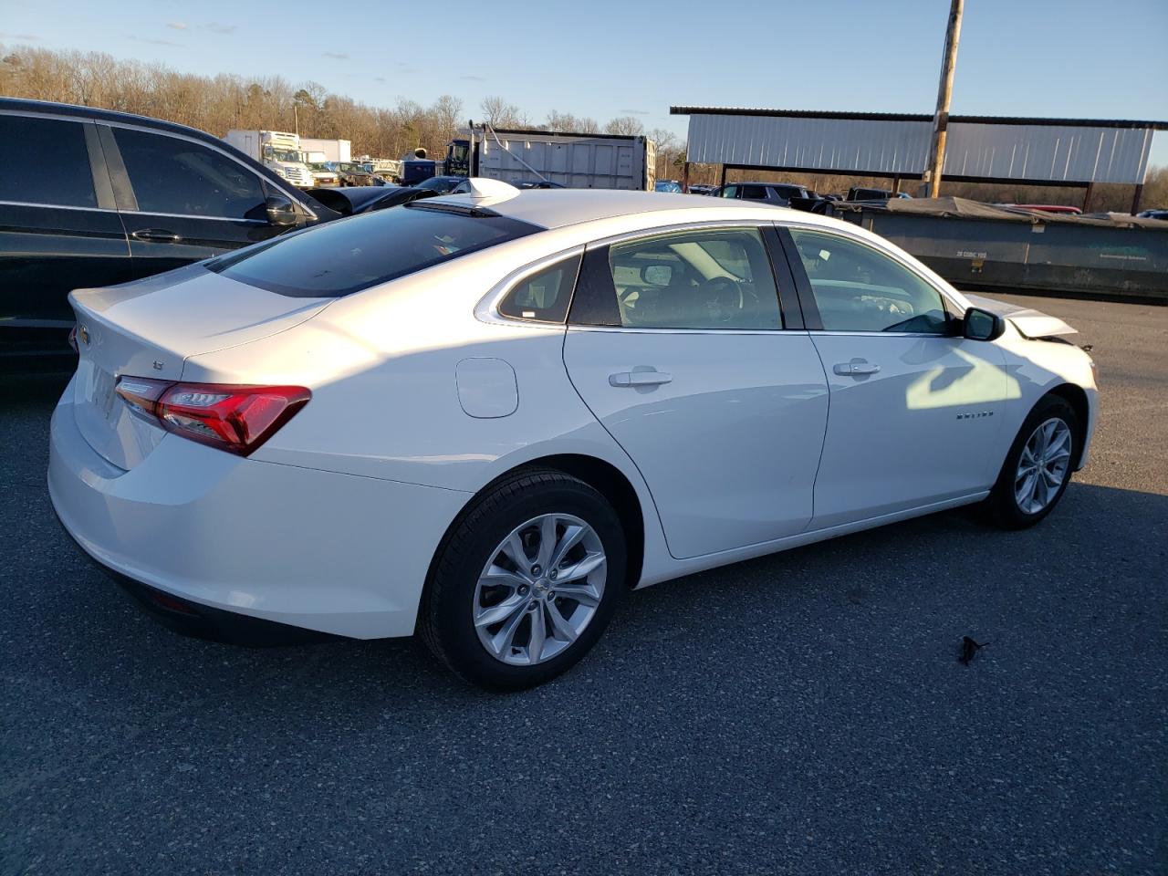 2022 Chevrolet Malibu Lt White vin: 1G1ZD5ST1NF141415