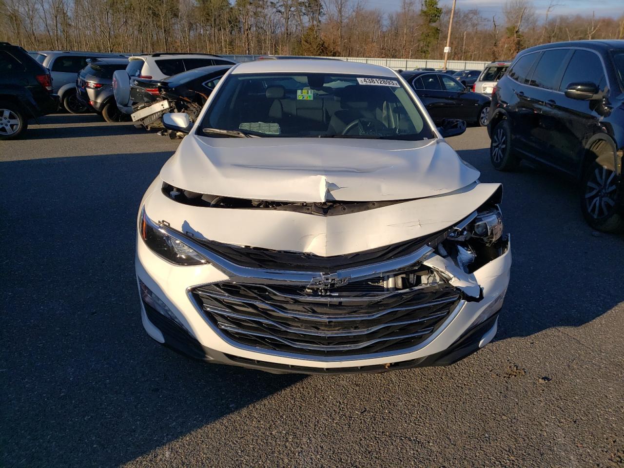 2022 Chevrolet Malibu Lt White vin: 1G1ZD5ST1NF141415