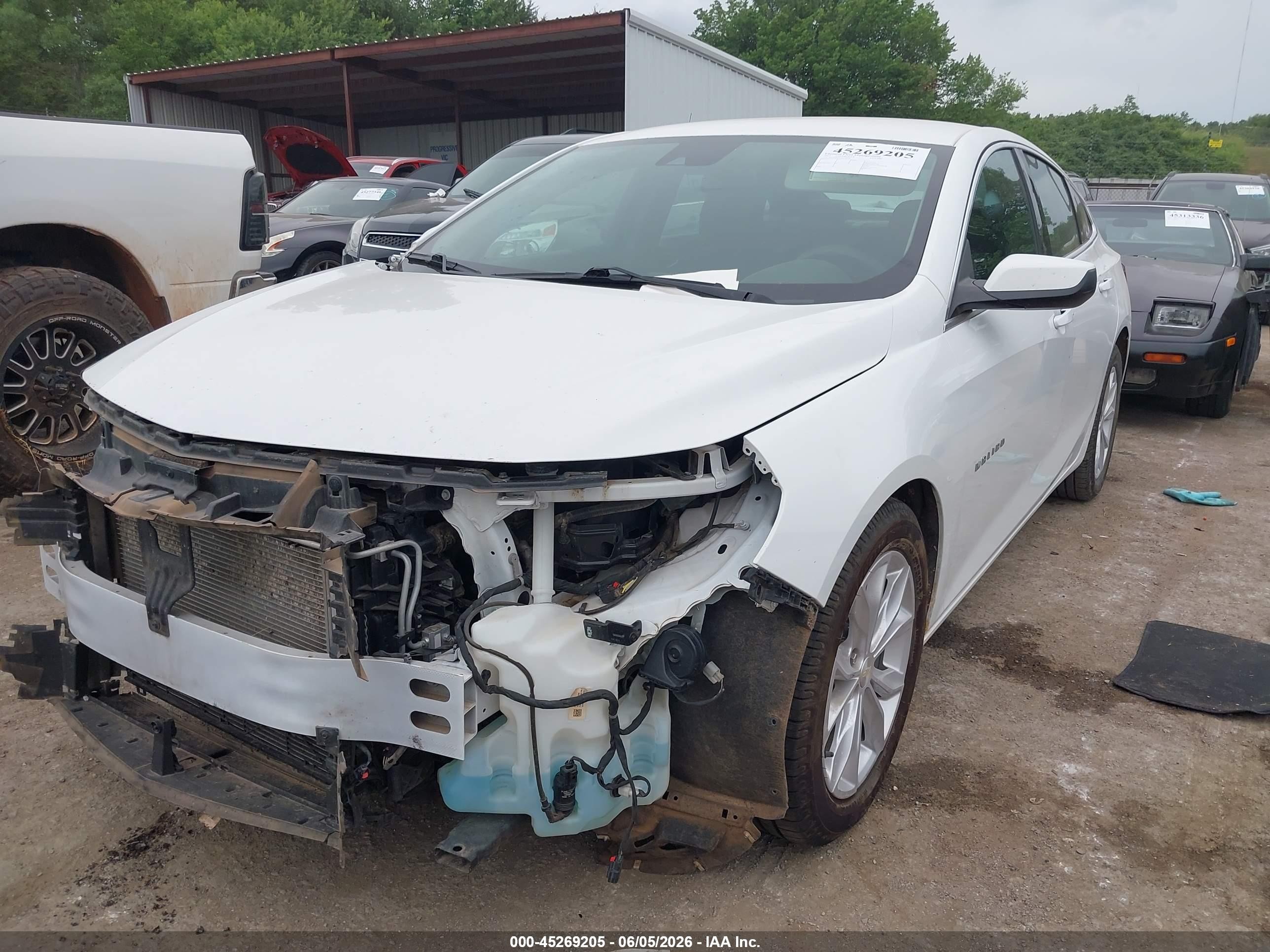 2023 Chevrolet Malibu Fwd 1lt White vin: 1G1ZD5ST1PF178838
