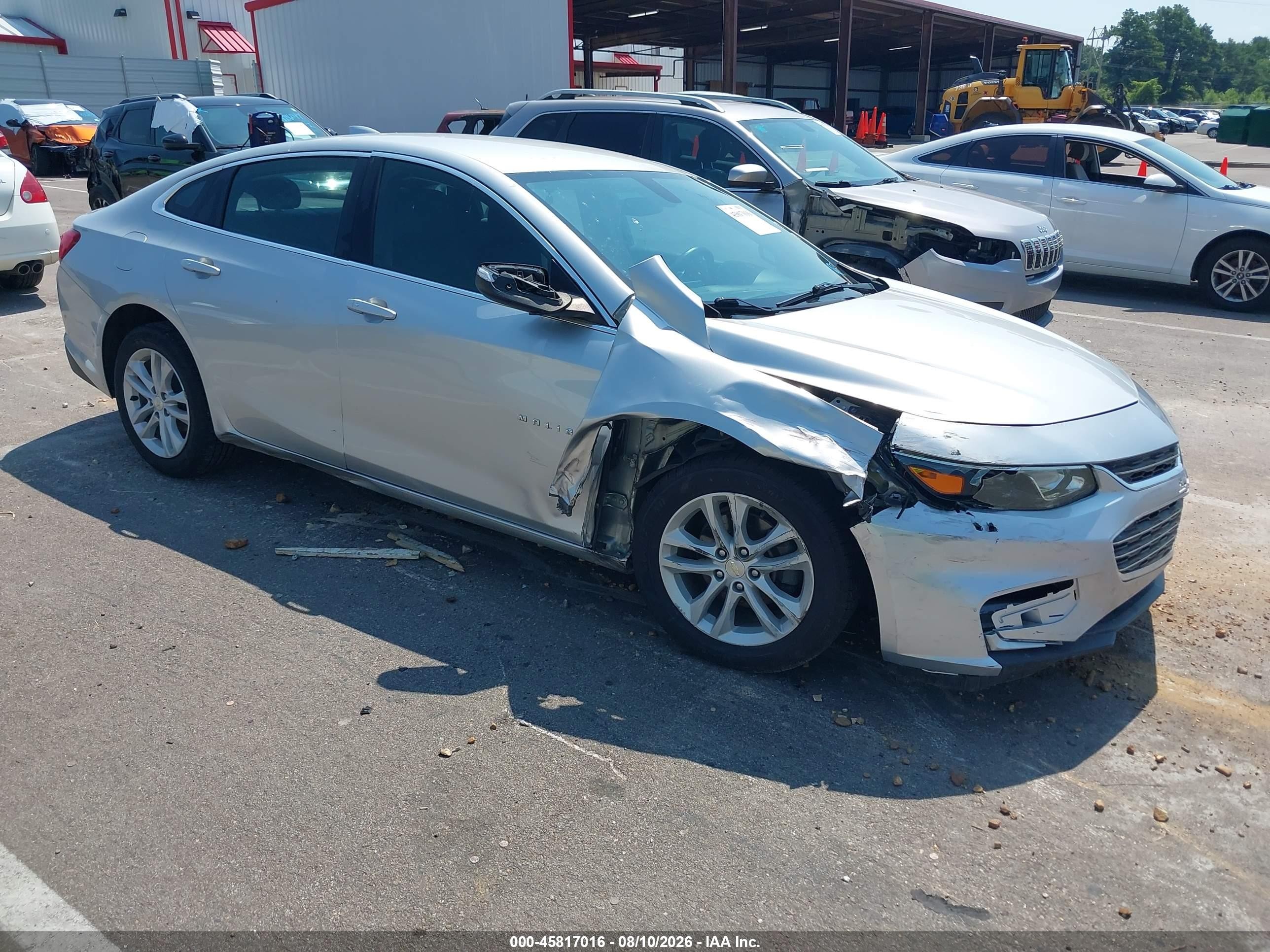 2018 Chevrolet Malibu Lt Silver vin: 1G1ZD5ST2JF123466